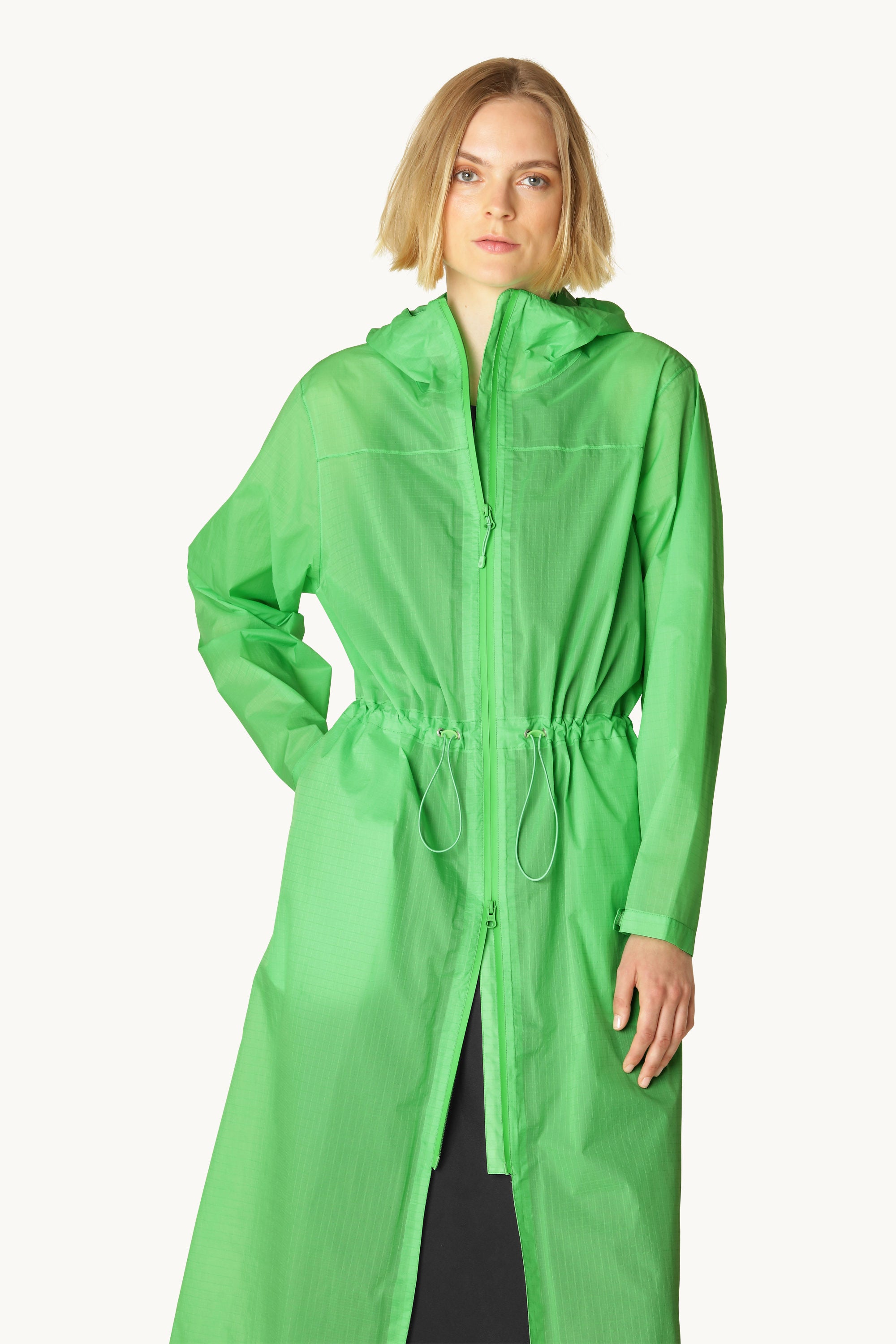 Windbreaker Regnparkas - Bright Green
