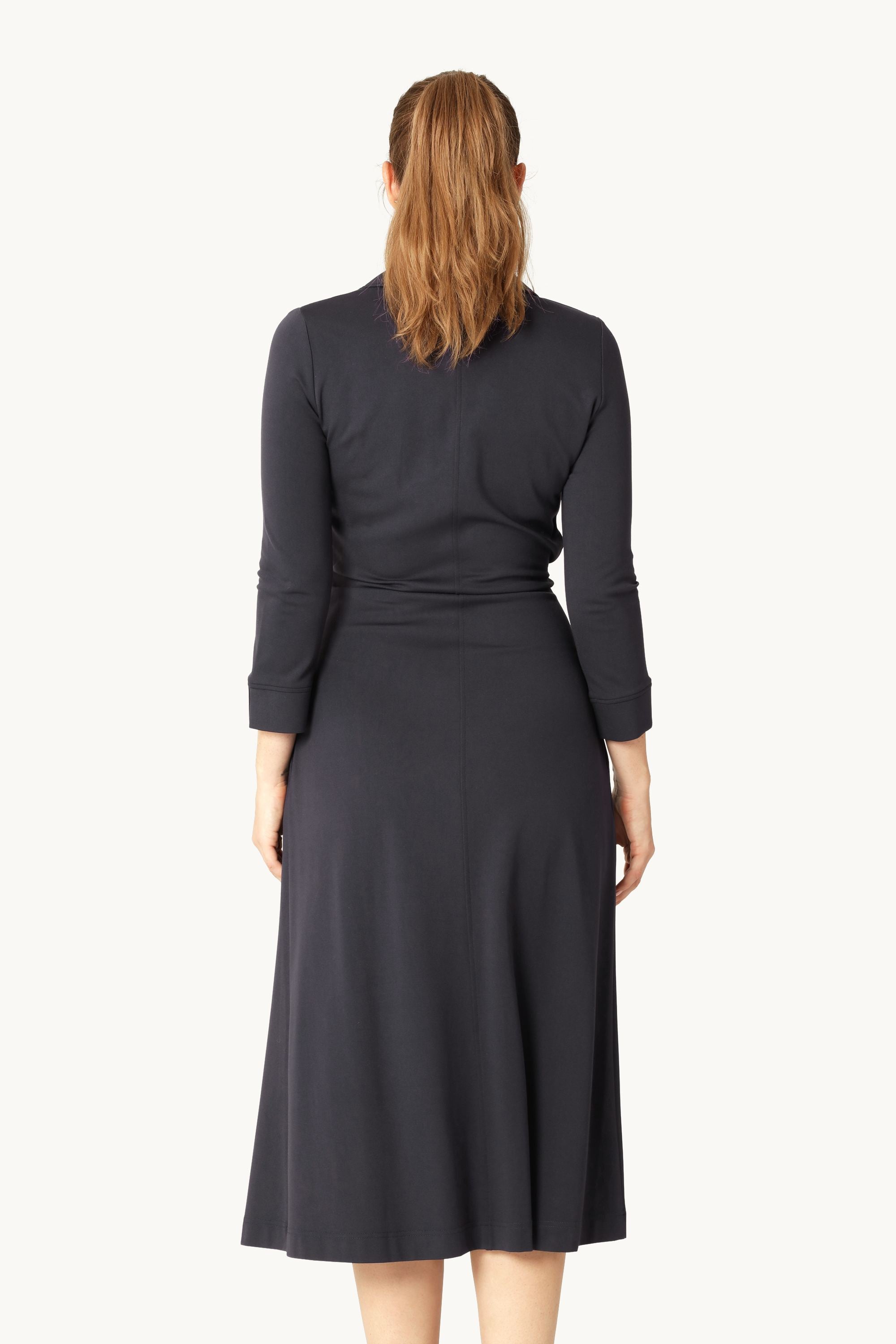 Kjole med Lange Ermer og Legg - Dark Indigo