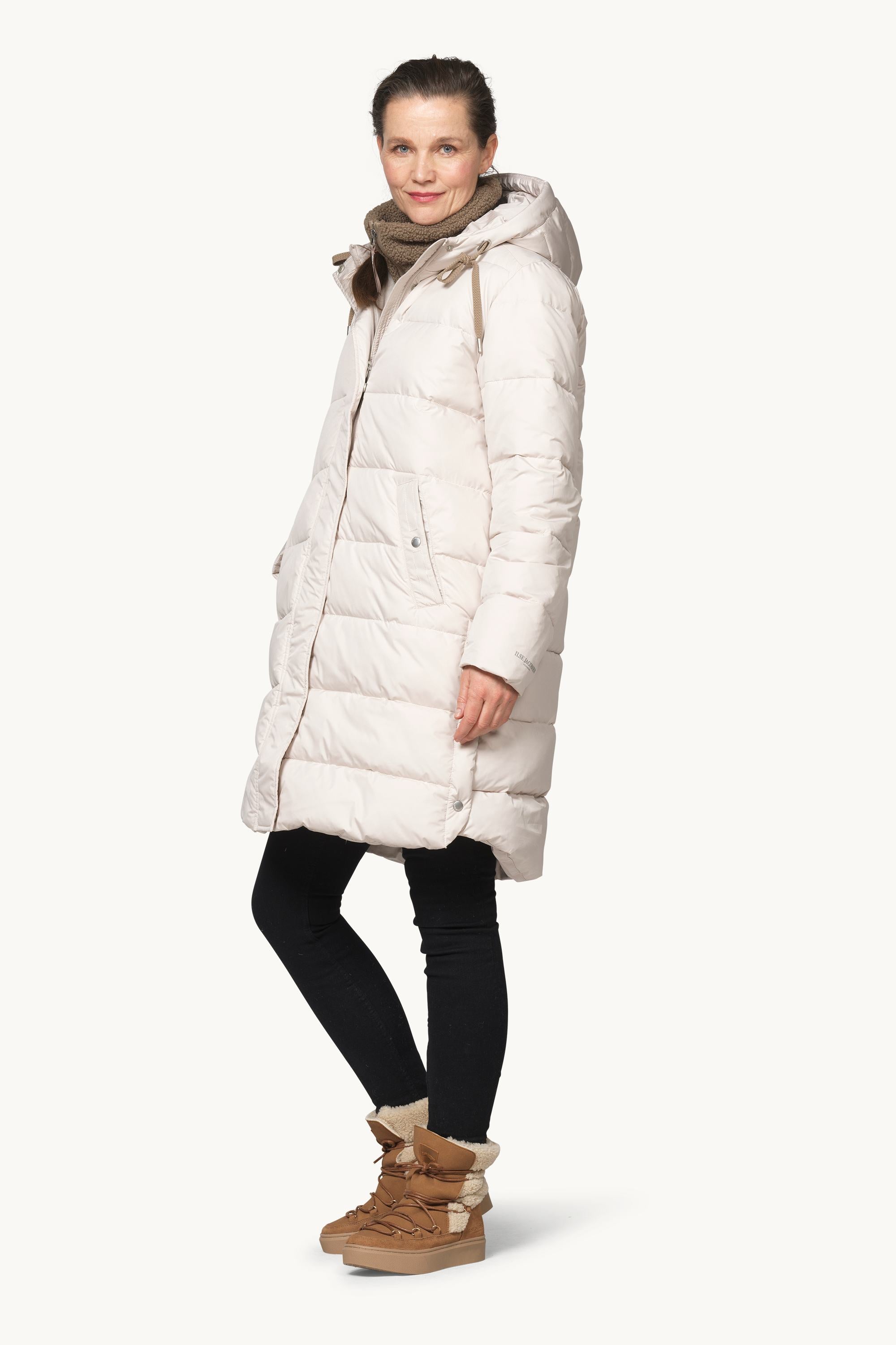 Padded Coat - Silver Grey