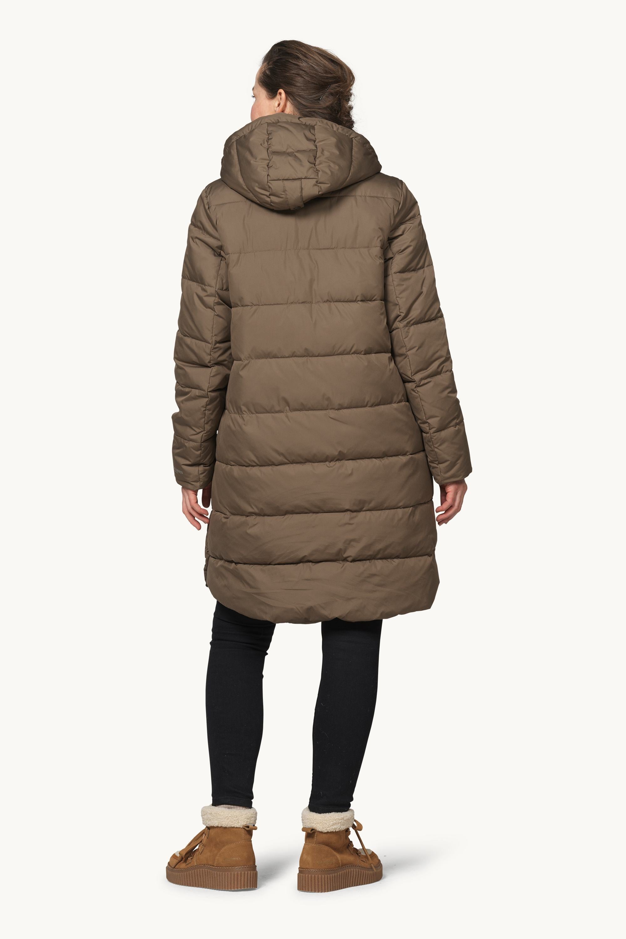 Padded Coat - Mud