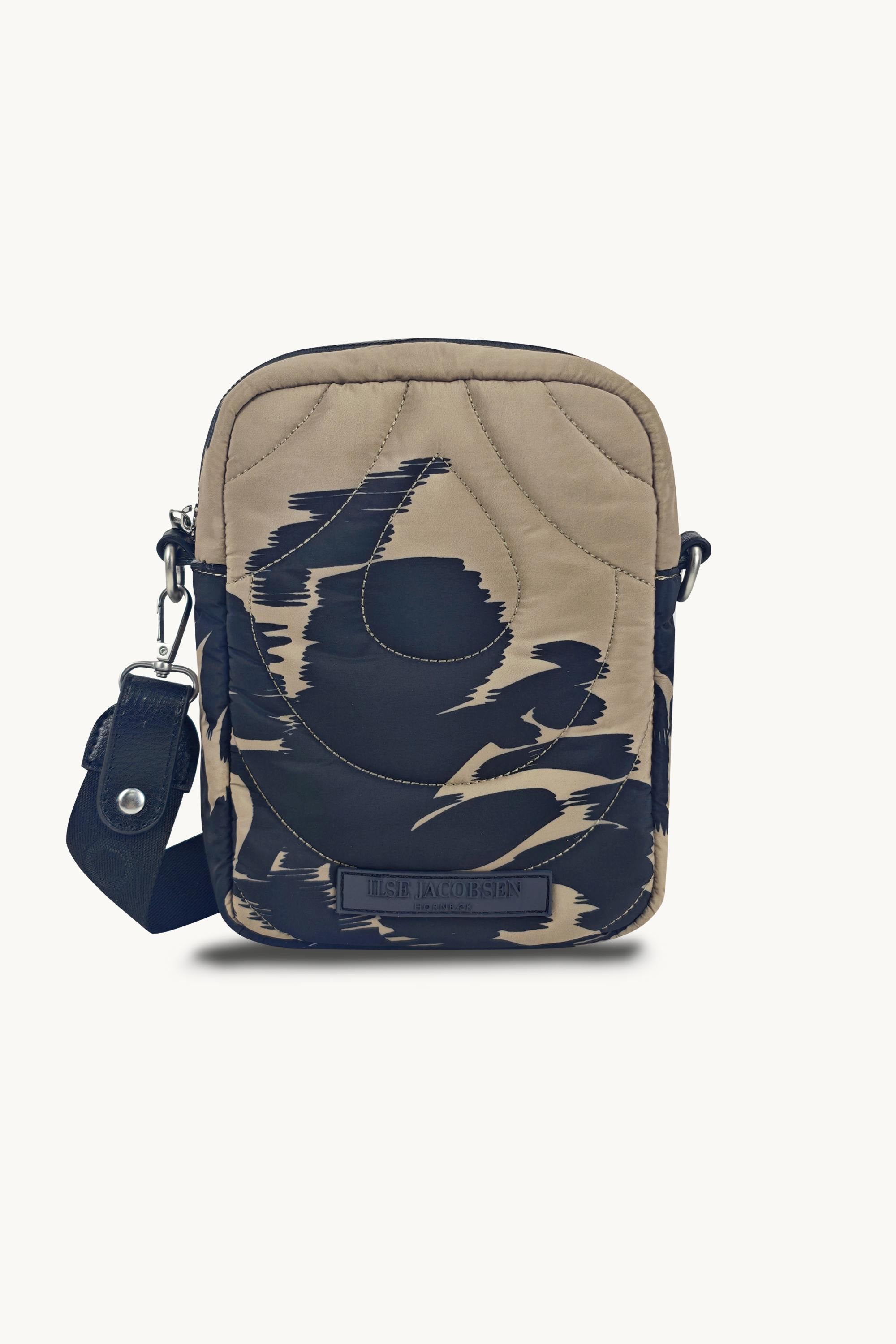 Liten Quiltet Crossbody-veske - Floral Decors