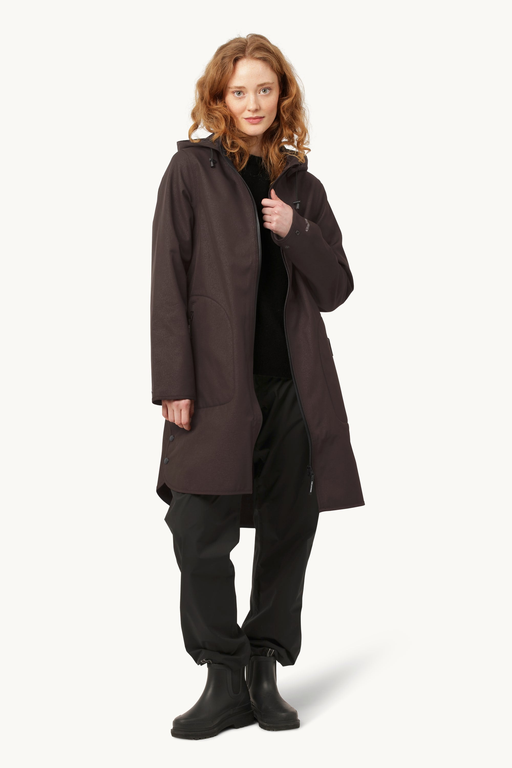 Softshell Regnjakke A-fasong - Black
