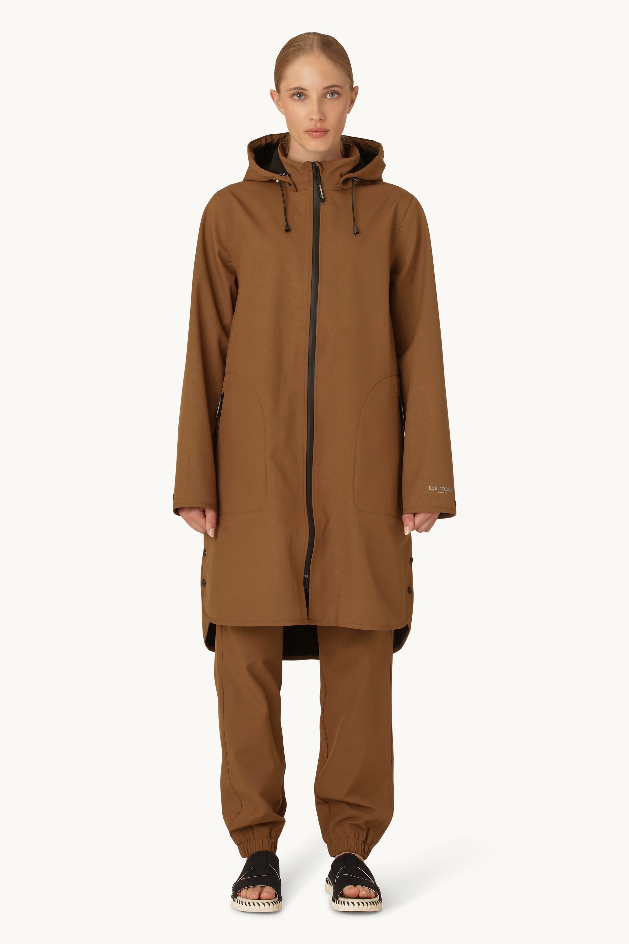 Softshell Regnjakke A-fasong - Walnut