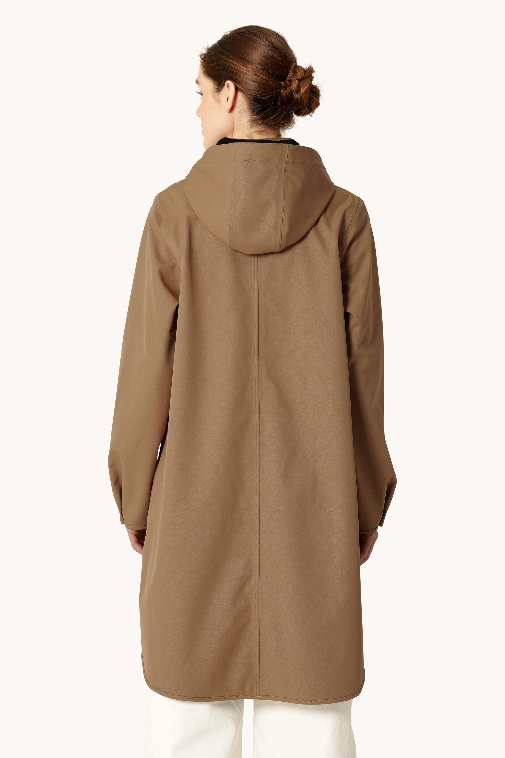 Softshell Regnjakke A-fasong - Mocca
