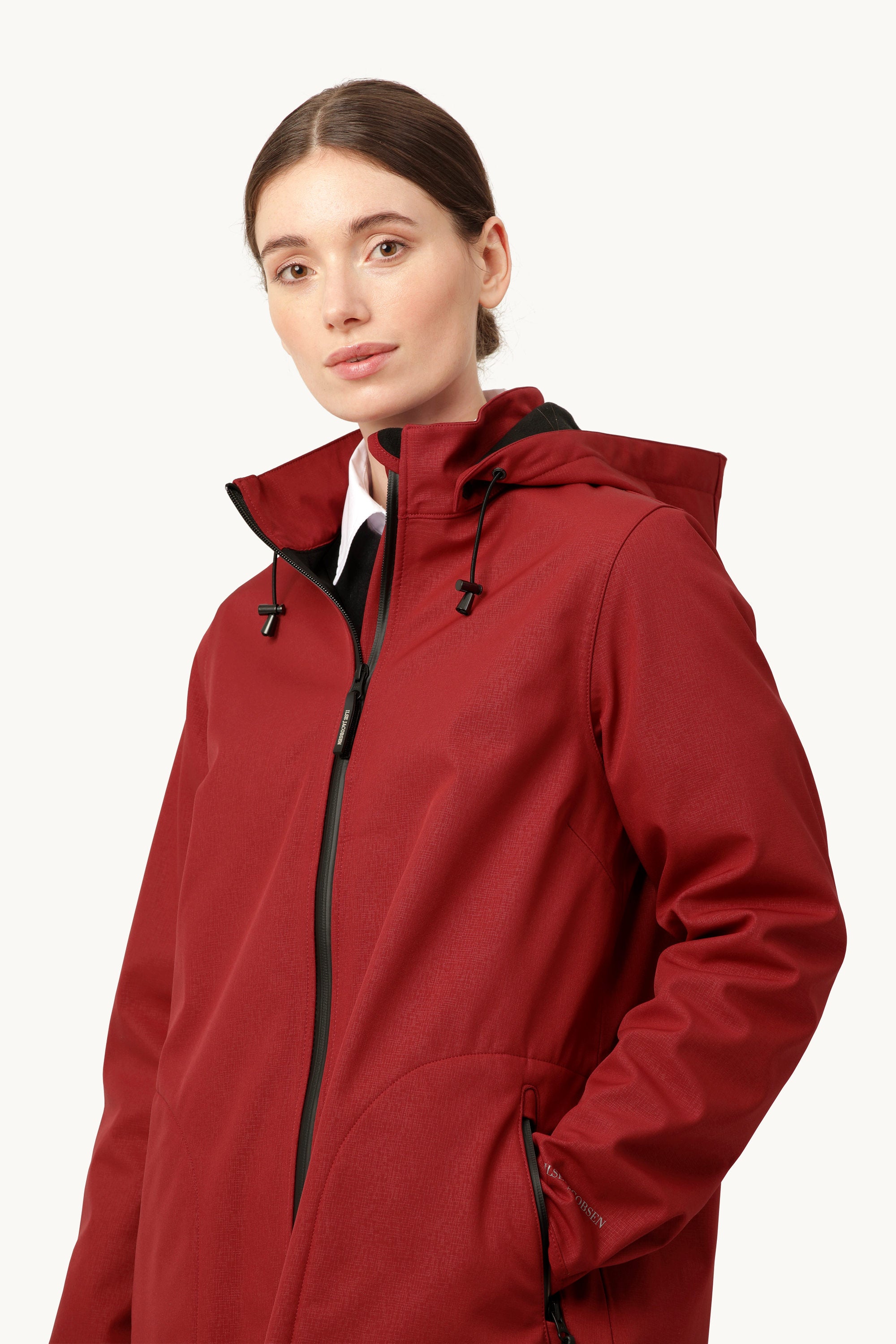 Softshell Regnjakke A-fasong - Rhubarb