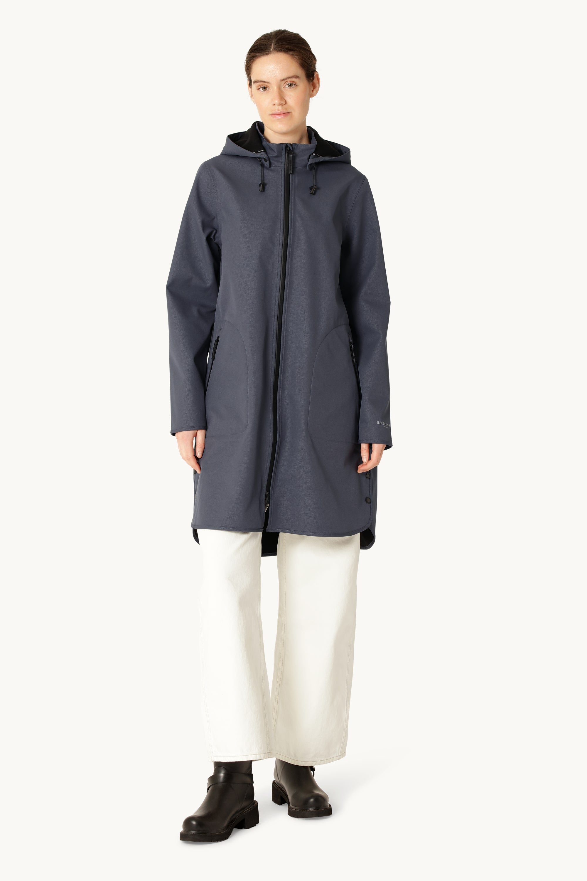 Softshell Regnjakke A-fasong - Ombre Blue