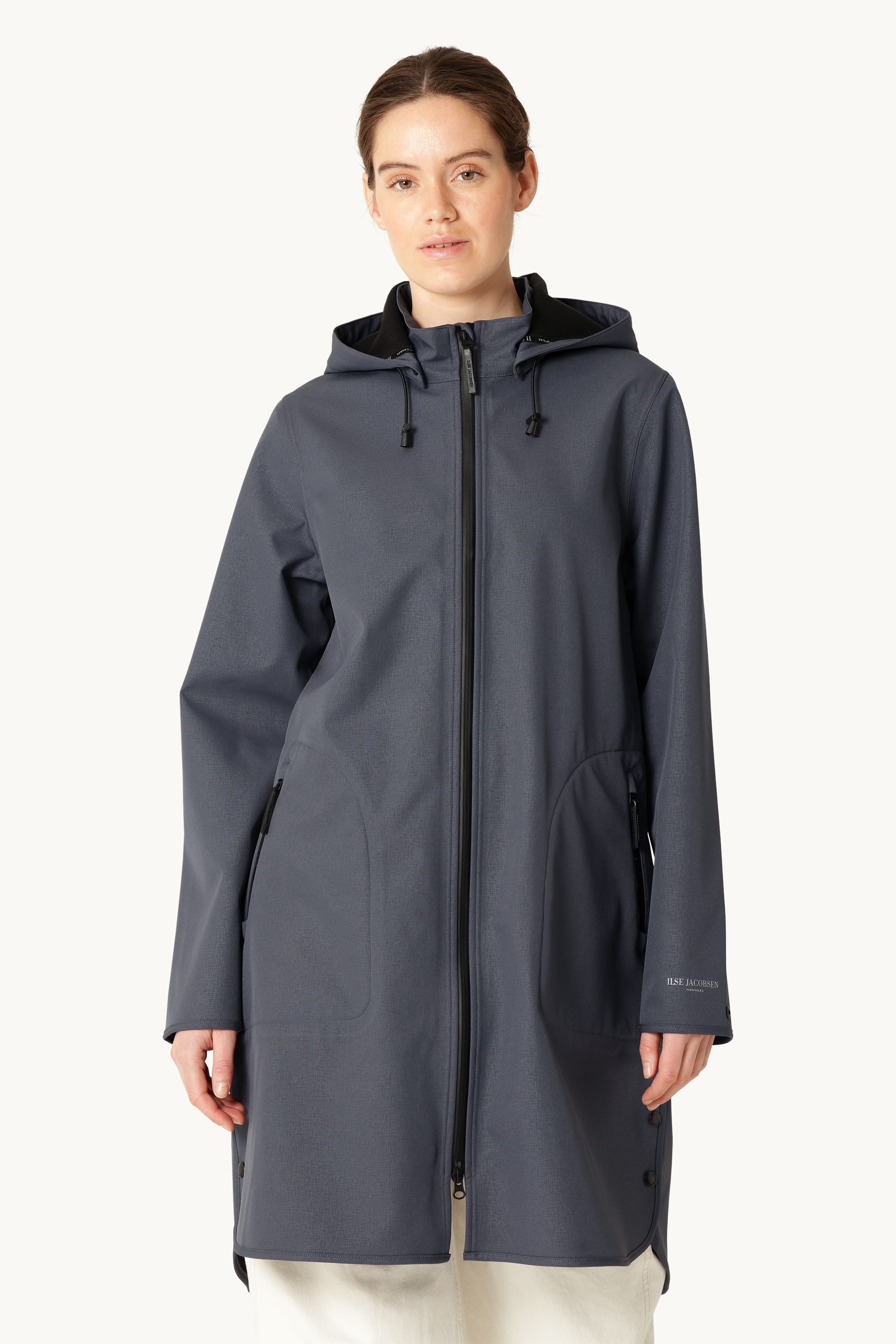 Softshell Regnjakke A-fasong - Ombre Blue
