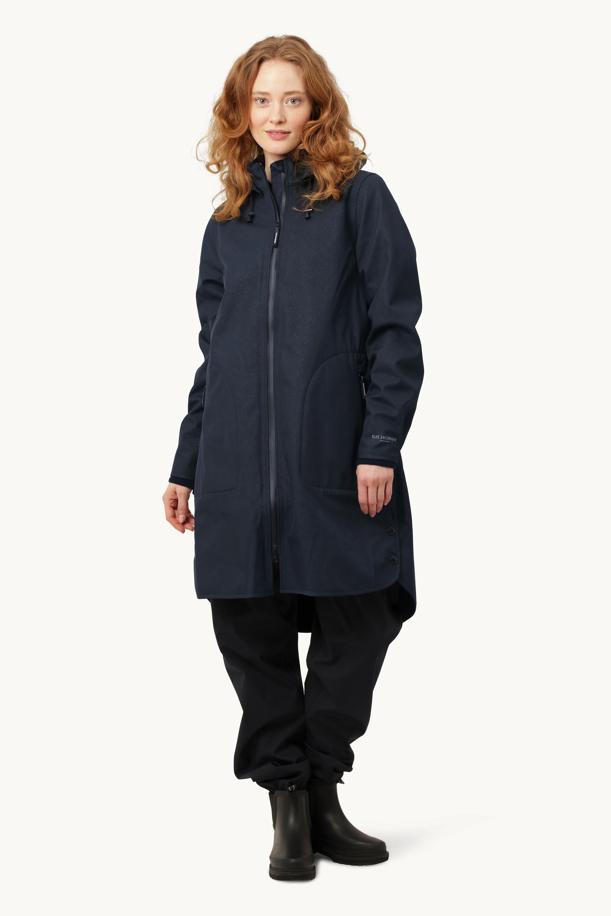 Softshell Regnjakke A-fasong - Dark Indigo