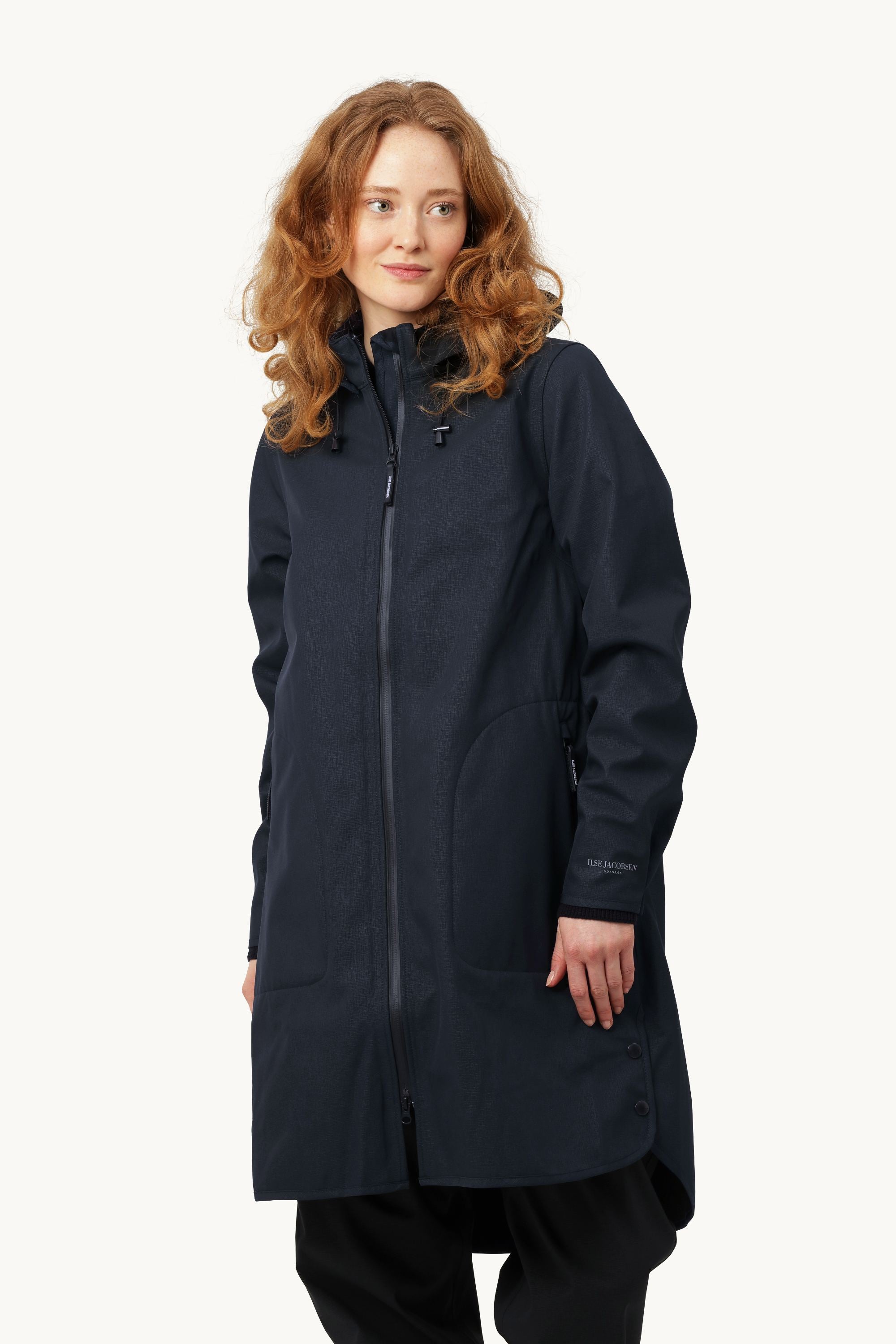 Softshell Regnjakke A-fasong - Dark Indigo