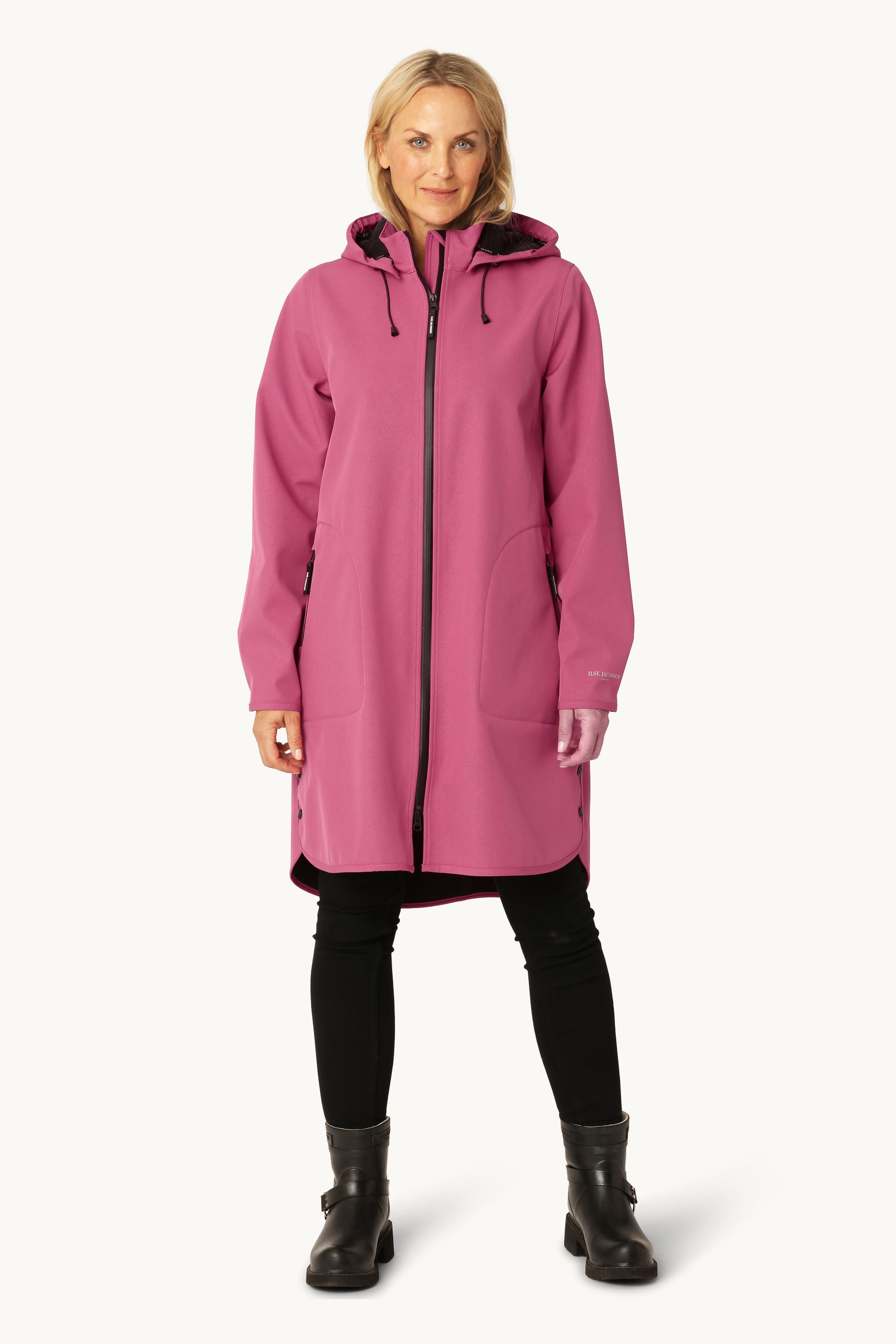 Softshell Regnjakke A-fasong - Magenta Haze