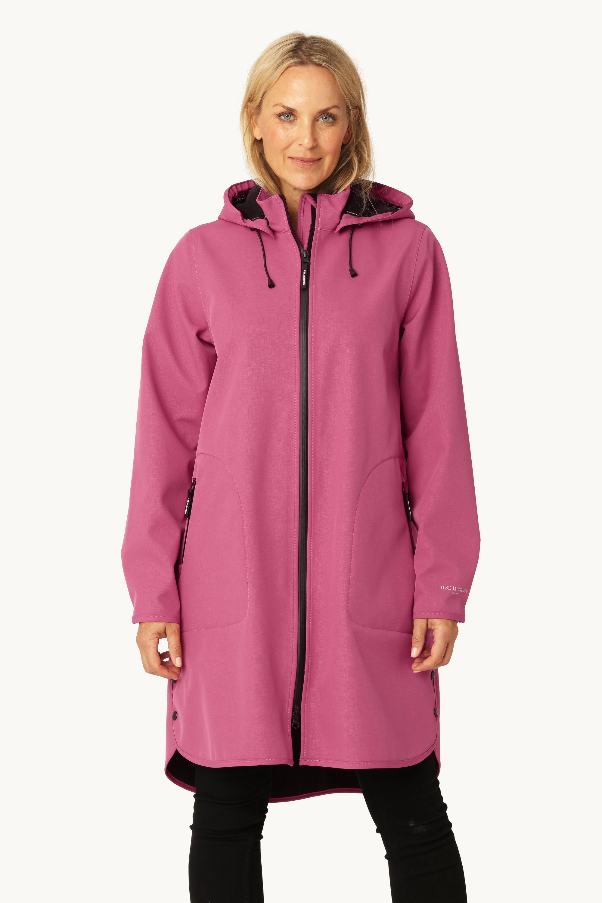 Softshell Regnjakke A-fasong - Magenta Haze