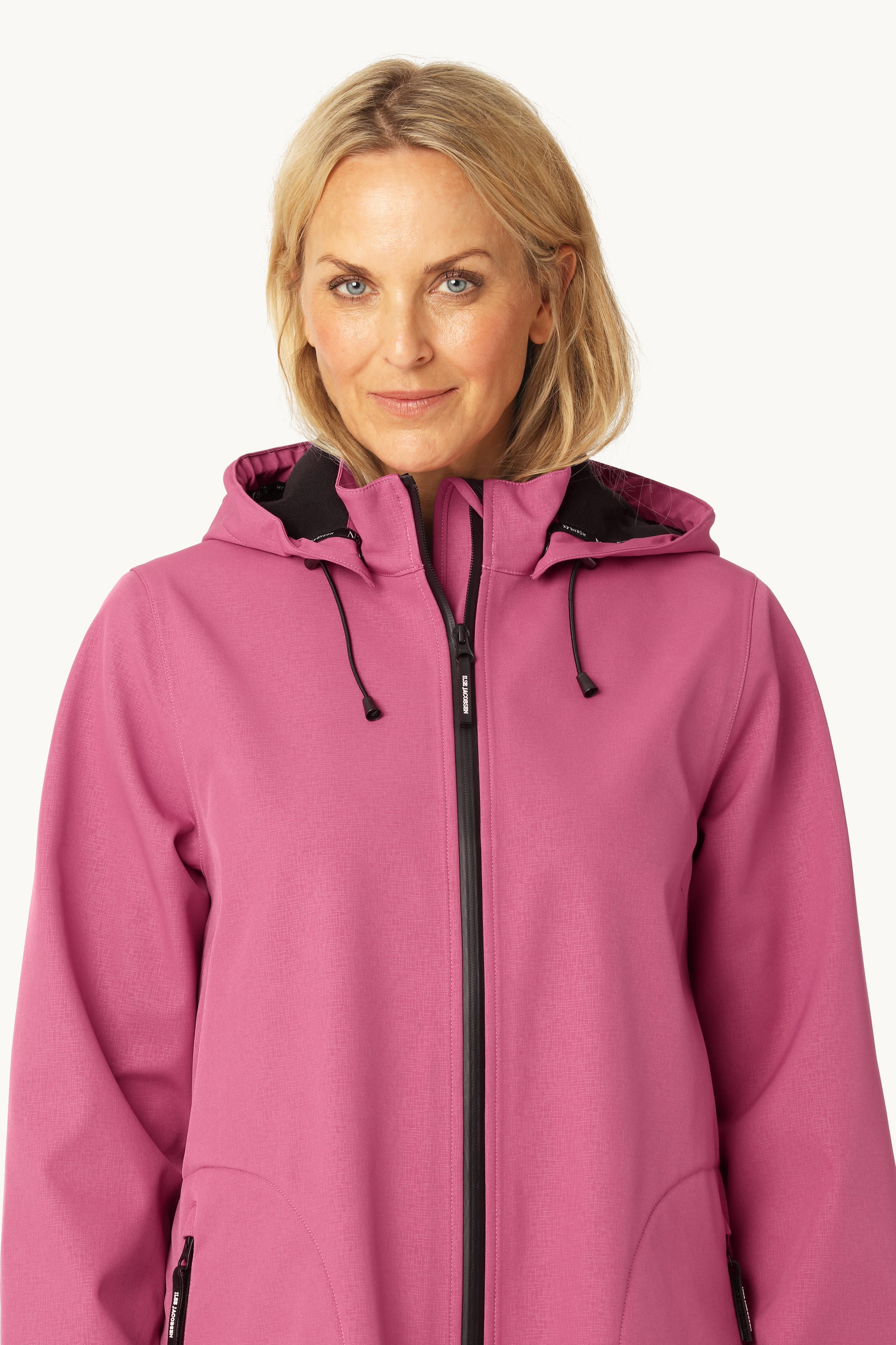 Softshell Regnjakke A-fasong - Magenta Haze