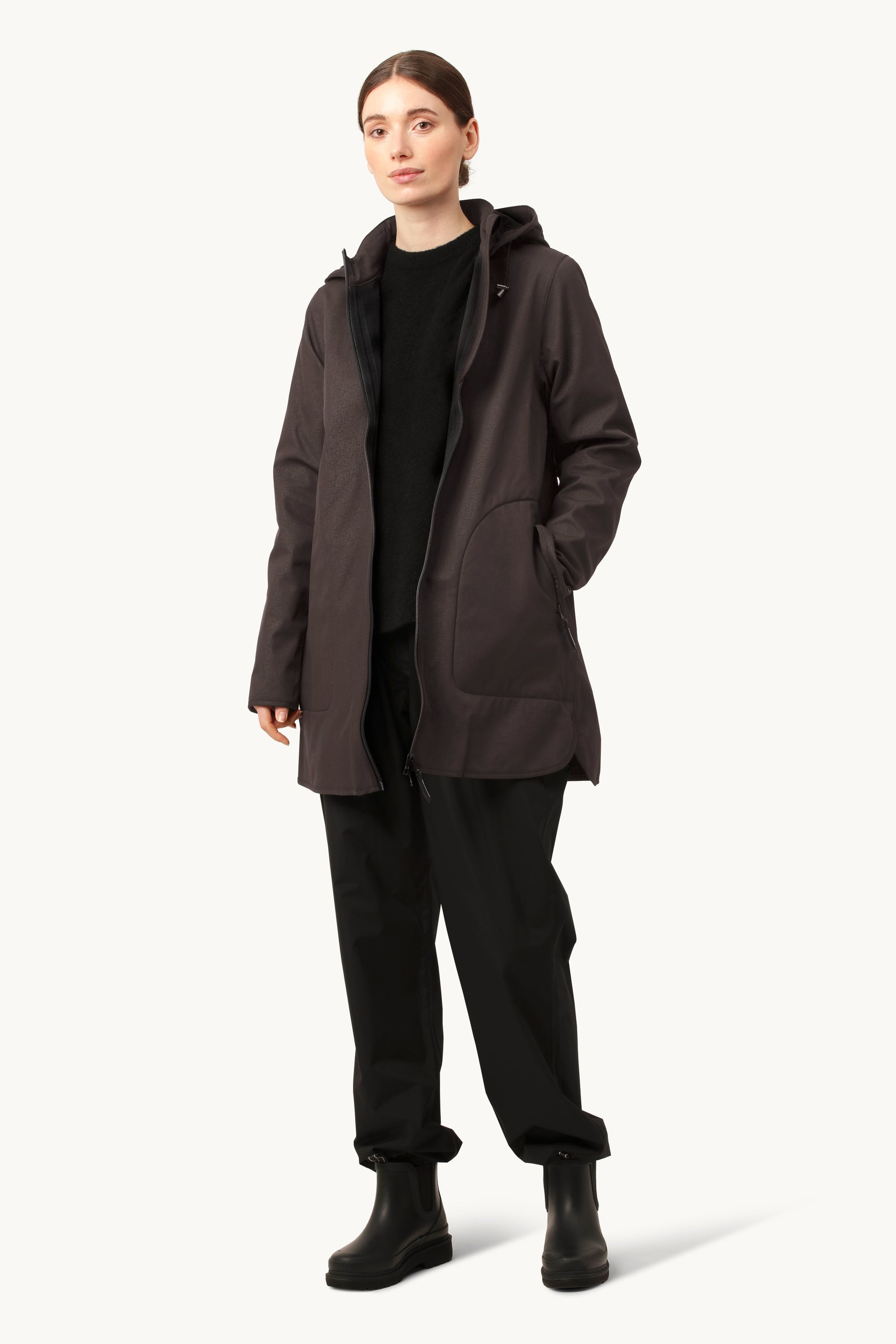 Softshell Regnjakke A-fasong - Black