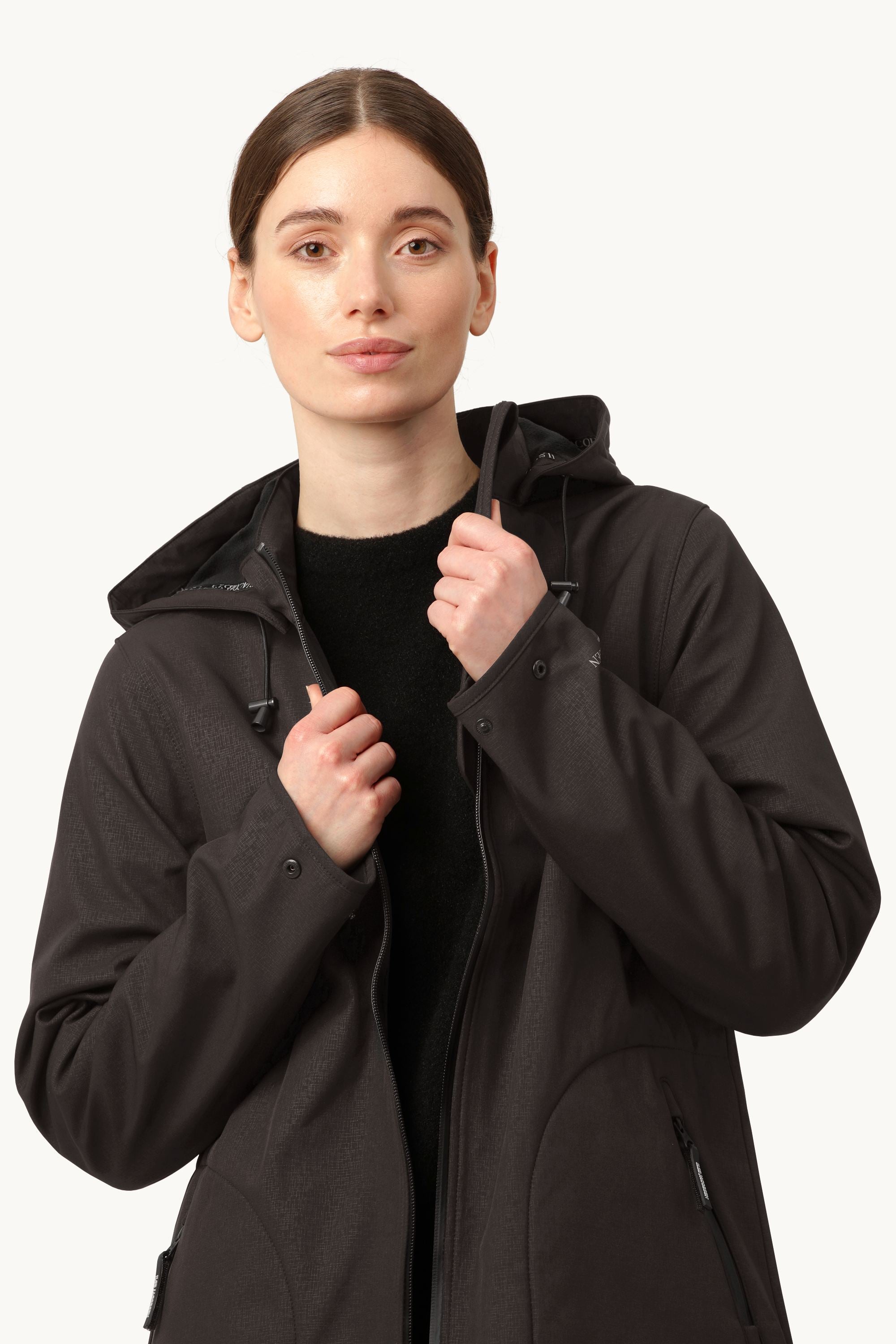 Softshell Regnjakke A-fasong - Black
