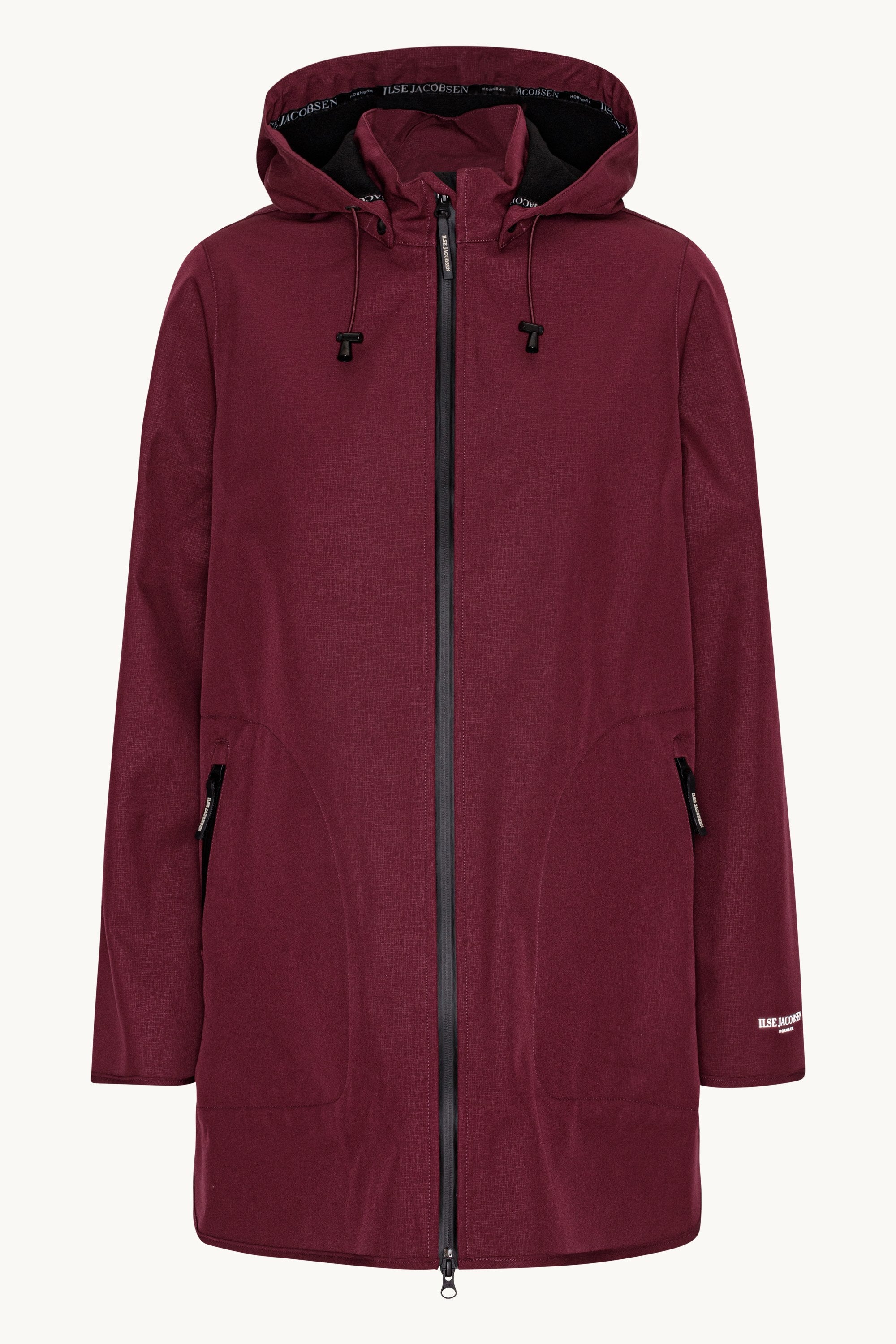 Softshell Regnjakke A-fasong - Maroon Banner