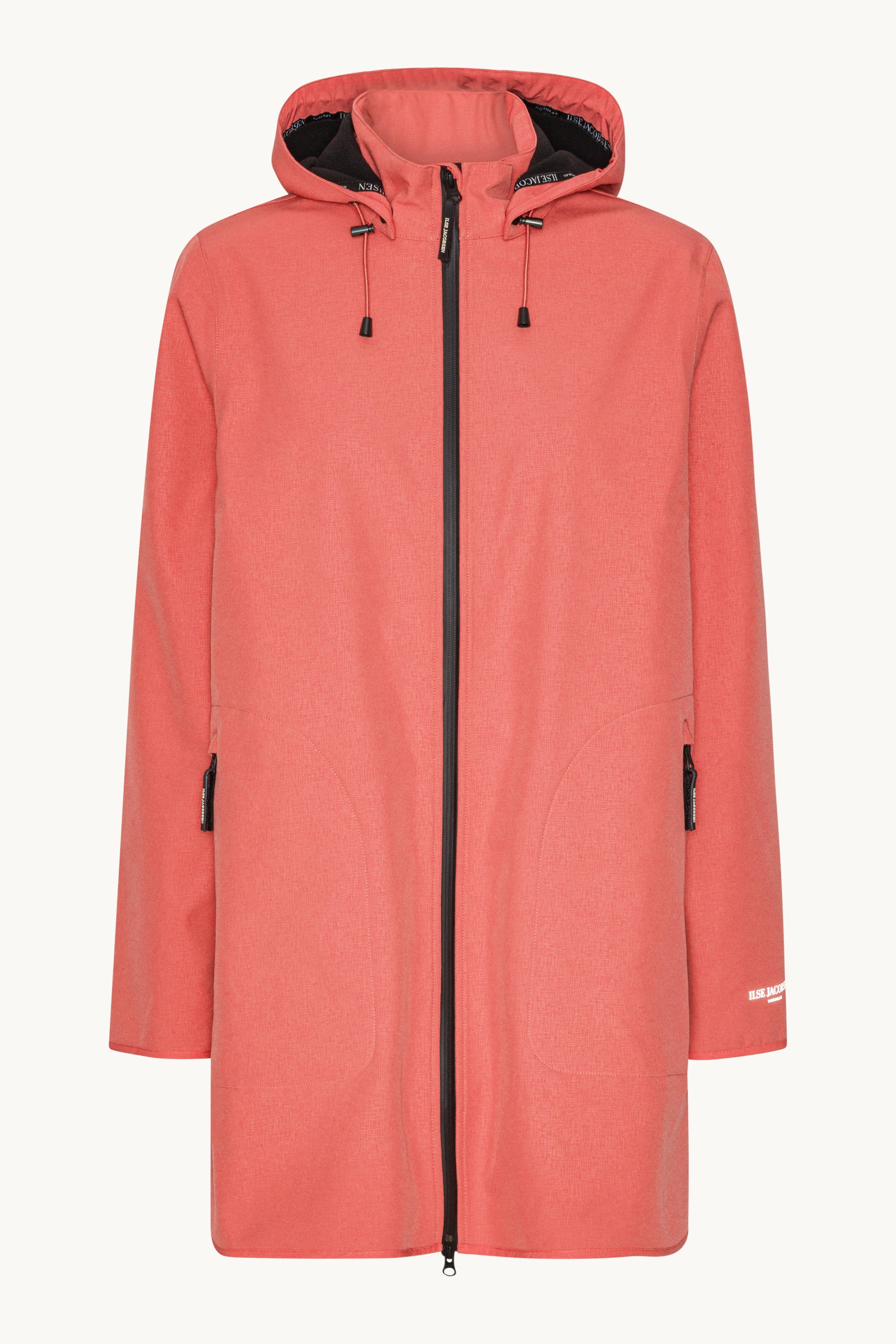 Softshell Regnjakke A-fasong - Spiced Coral