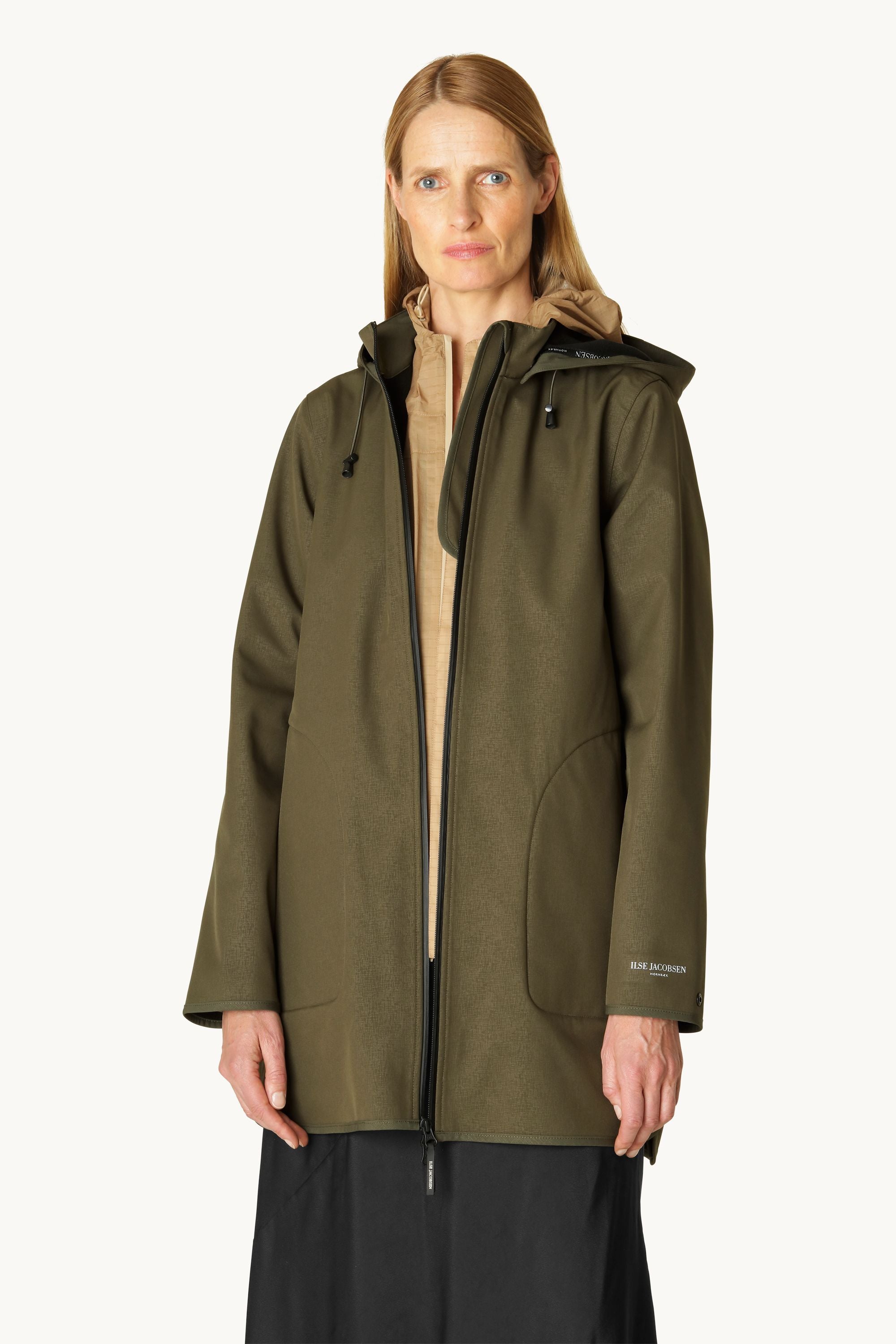 Softshell Regnjakke A-fasong - Army