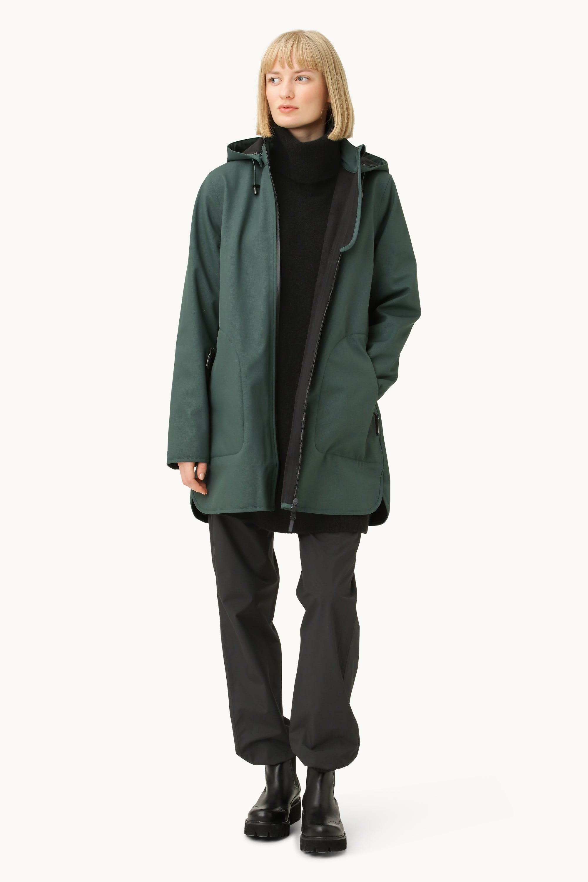 Softshell Regnjakke A-fasong - Beetle