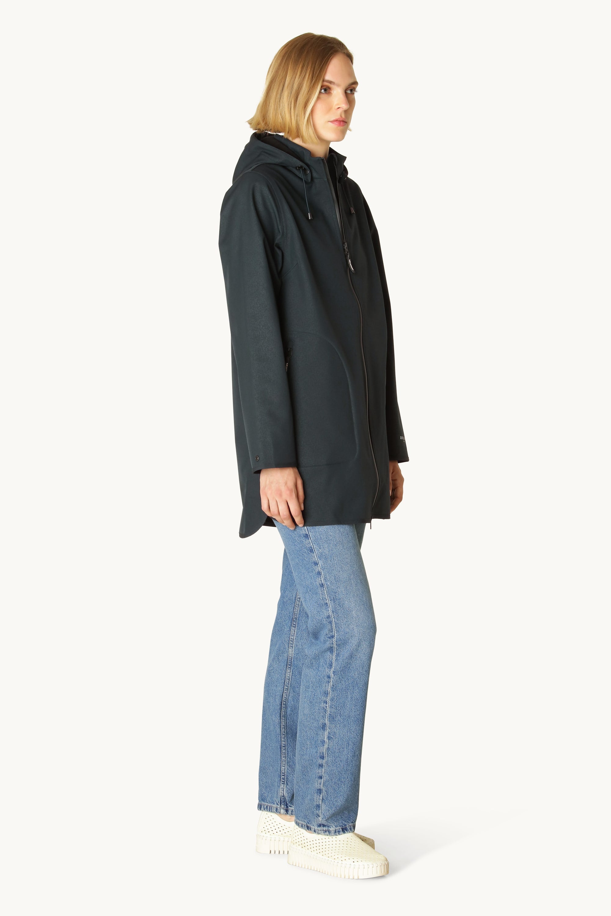 Softshell Regnjakke A-fasong - Dark Indigo