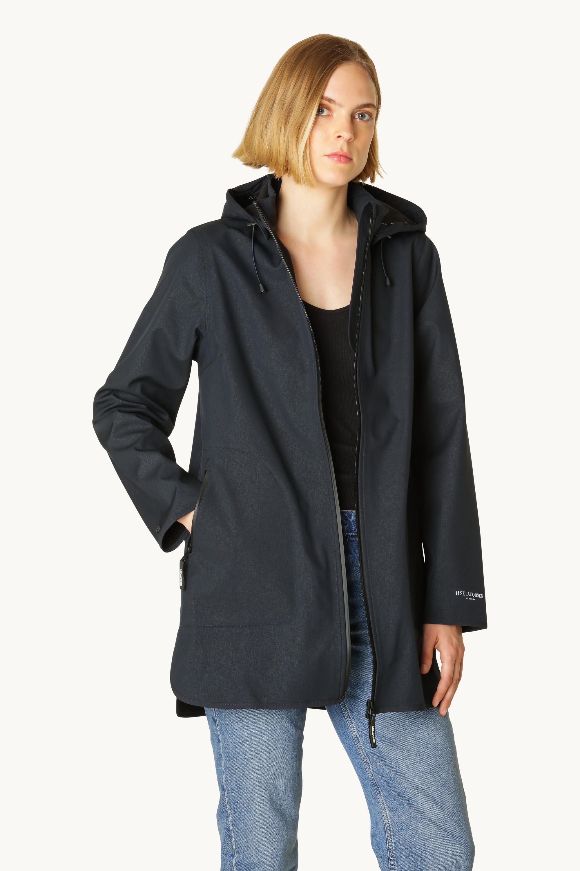 Softshell Regnjakke A-fasong - Dark Indigo
