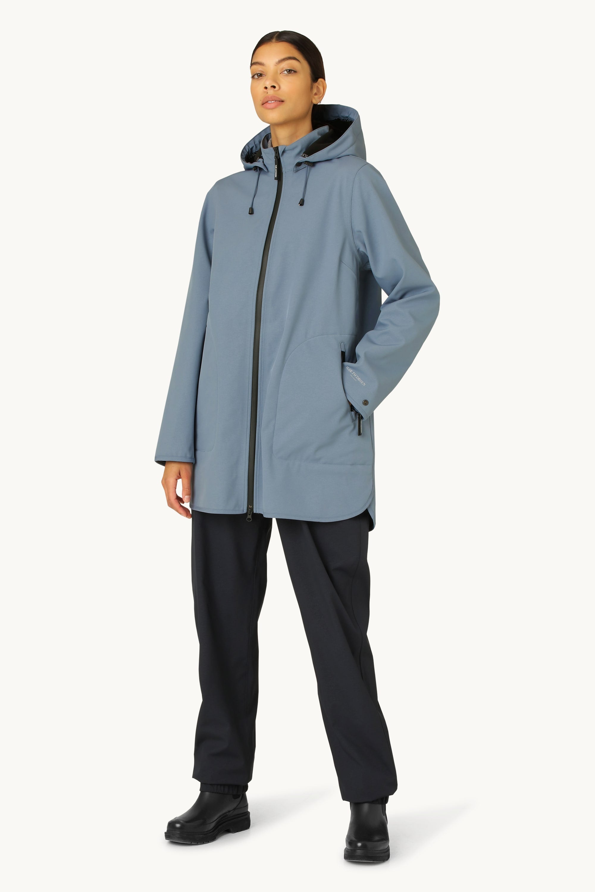 Softshell Regnjakke A-fasong - Winter Ocean