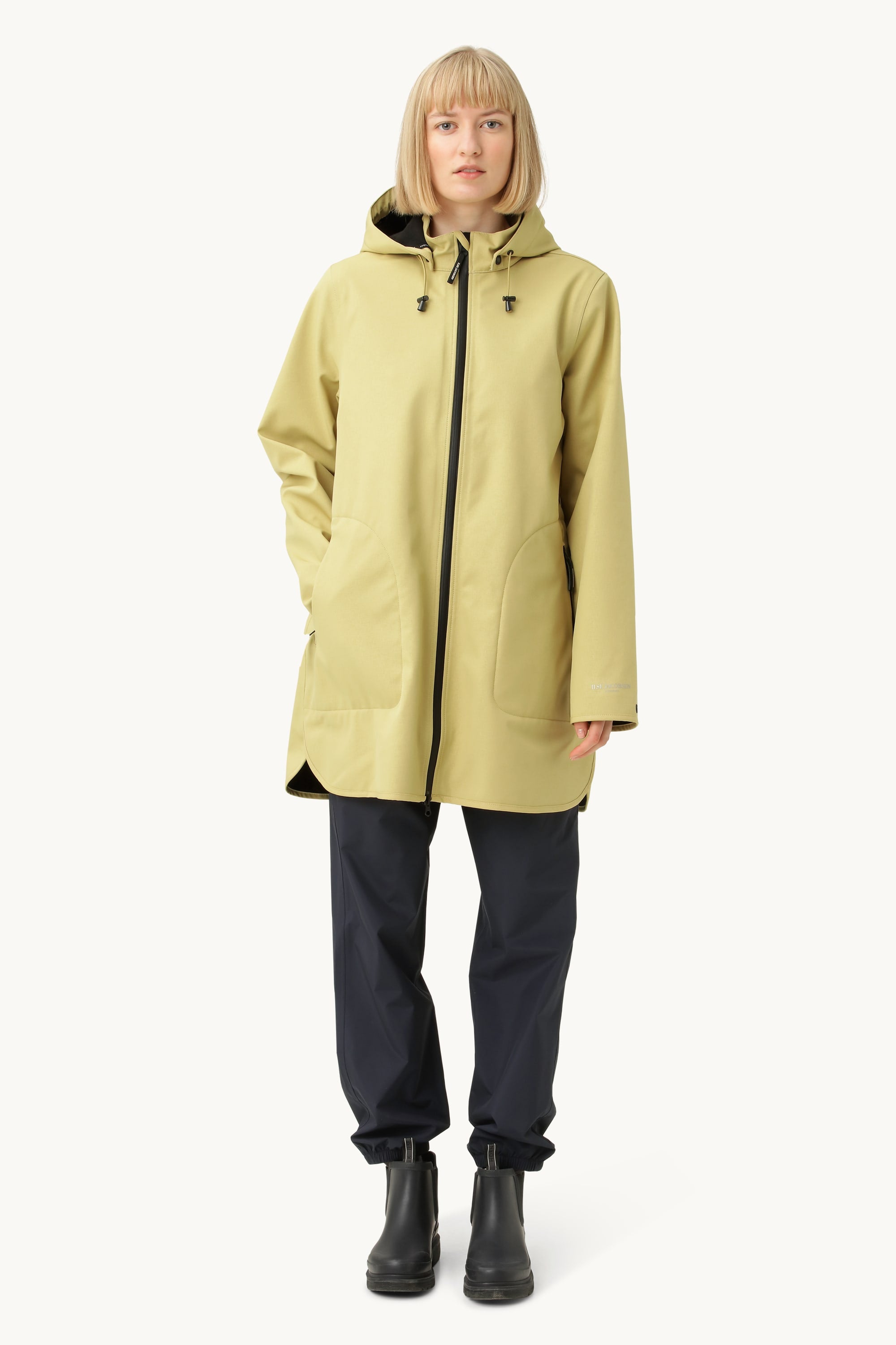 Softshell Regnjakke A-fasong - Citronella