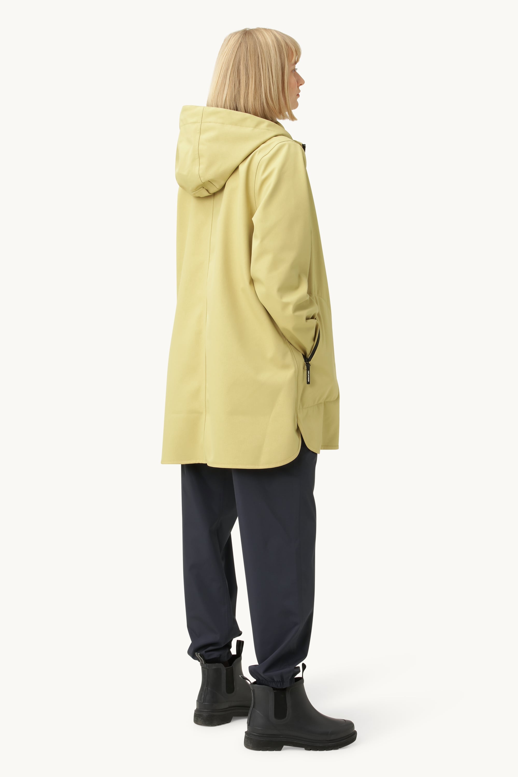 Softshell Regnjakke A-fasong - Citronella
