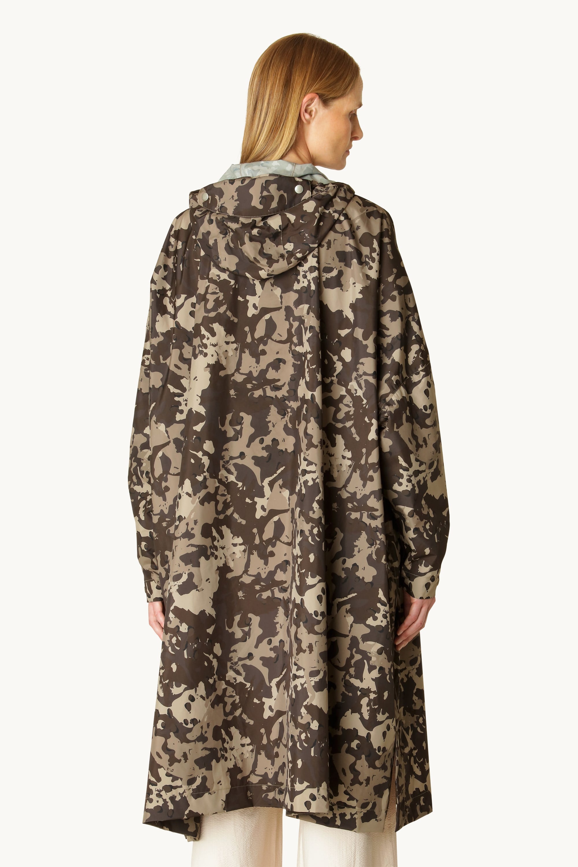 Regnponcho - Brown Camo