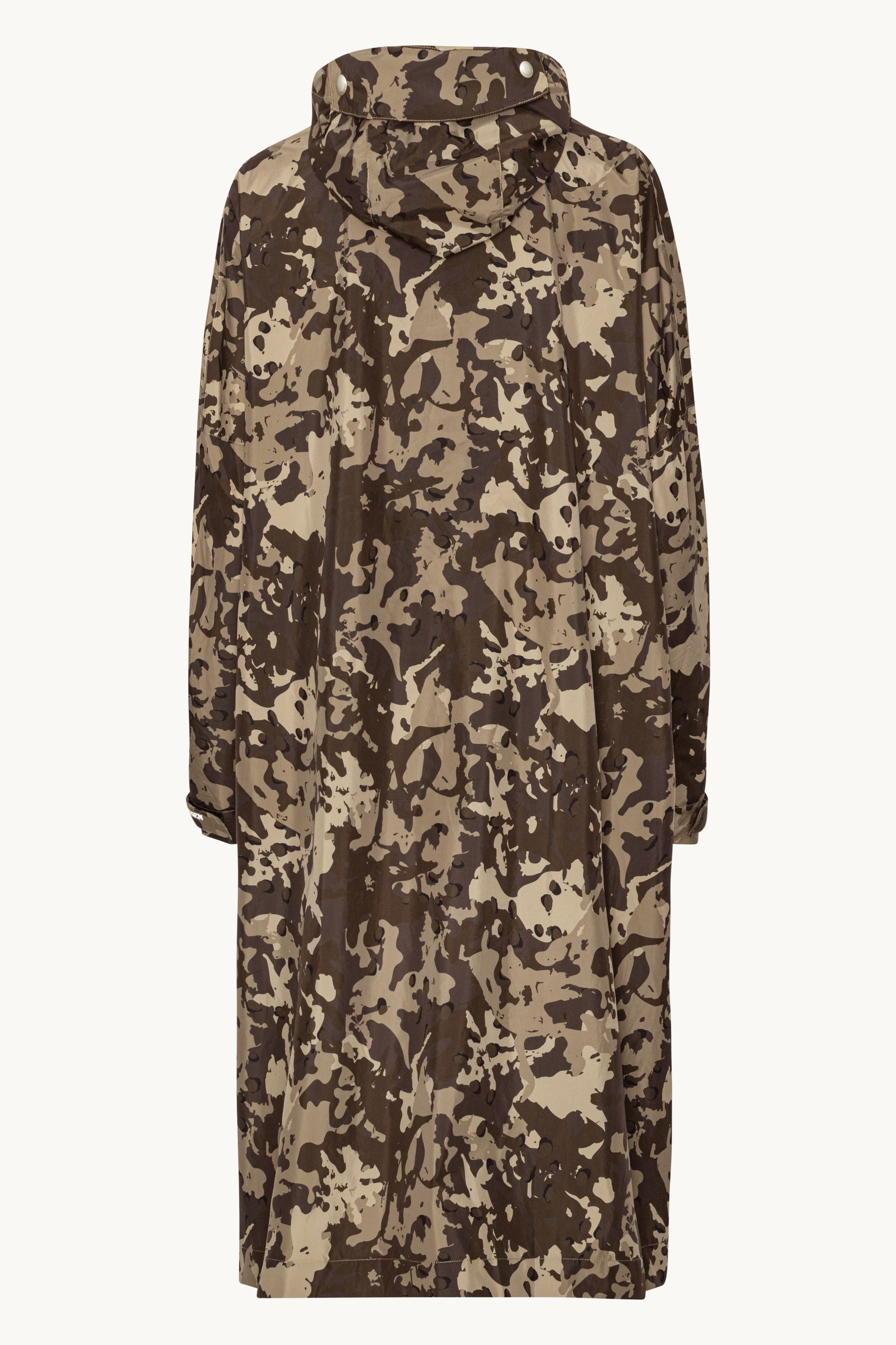 Regnponcho - Brown Camo