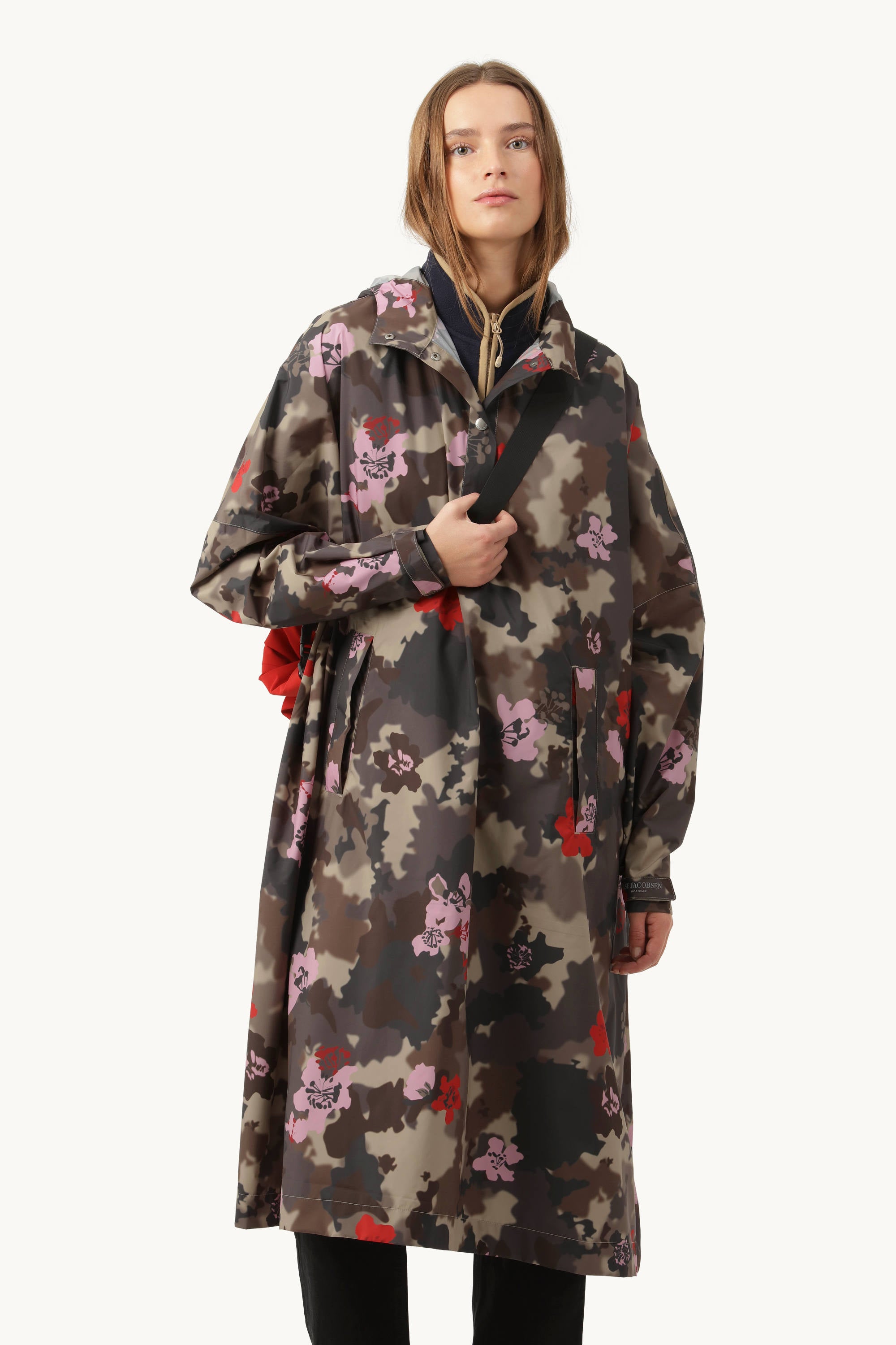 Regnponcho - Floral Camo