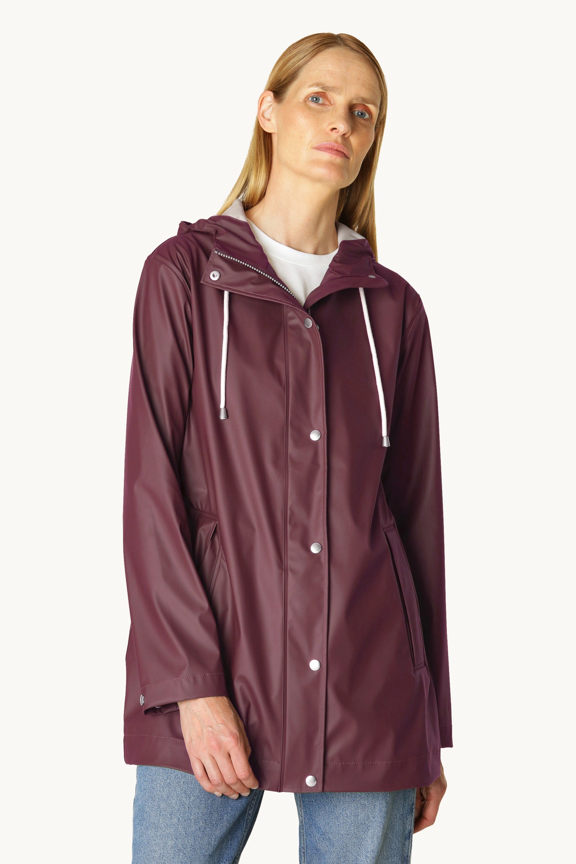 Lett Regnjakke - Maroon Banner