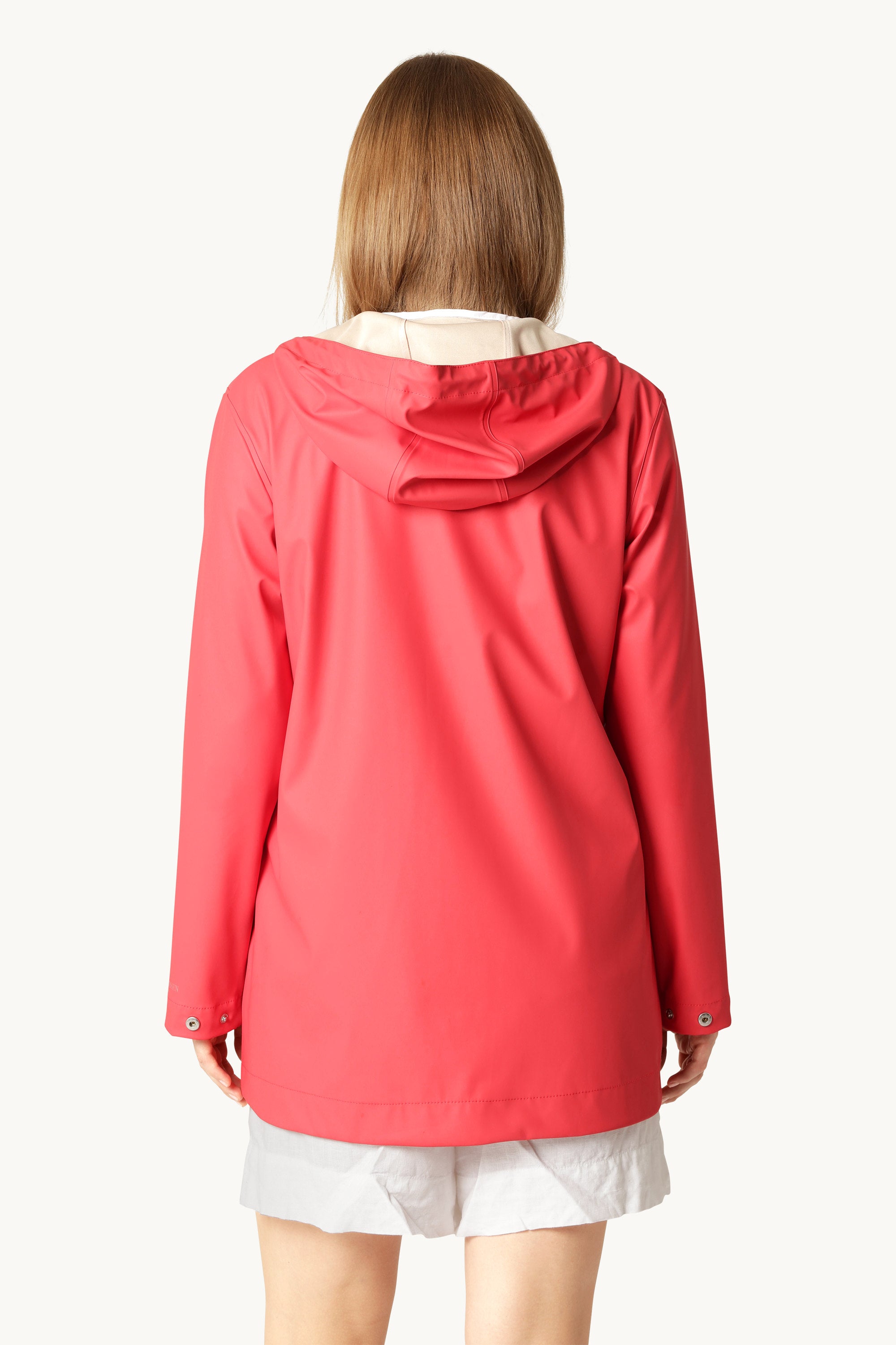 Lett Regnjakke - Spiced Coral