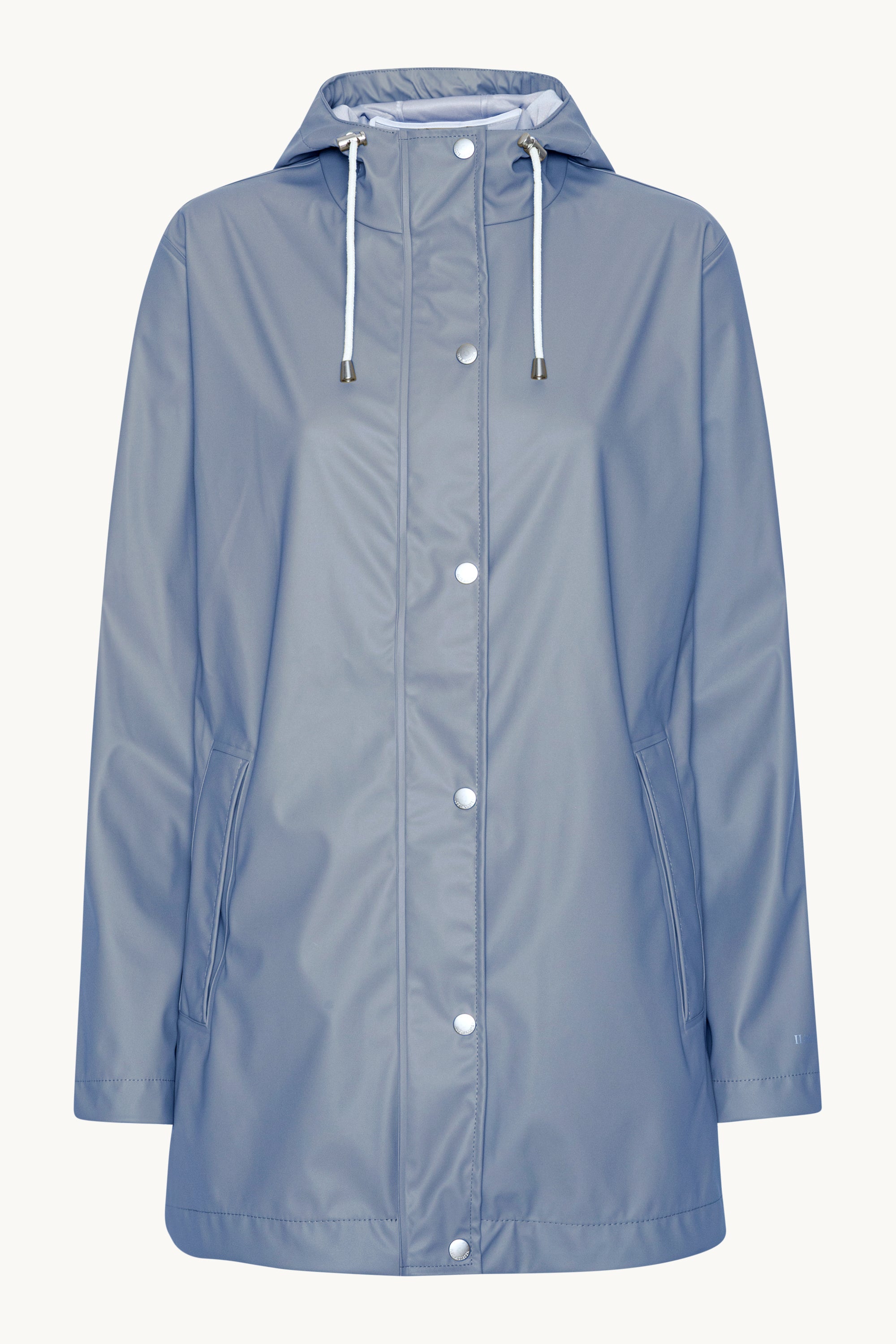 Lett Regnjakke - Grey Blue