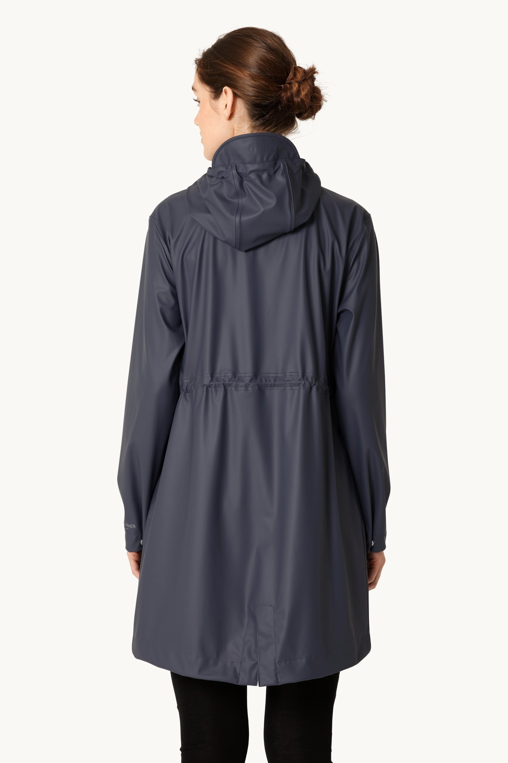 Long Parka Rain Jacket - Ombre Blue