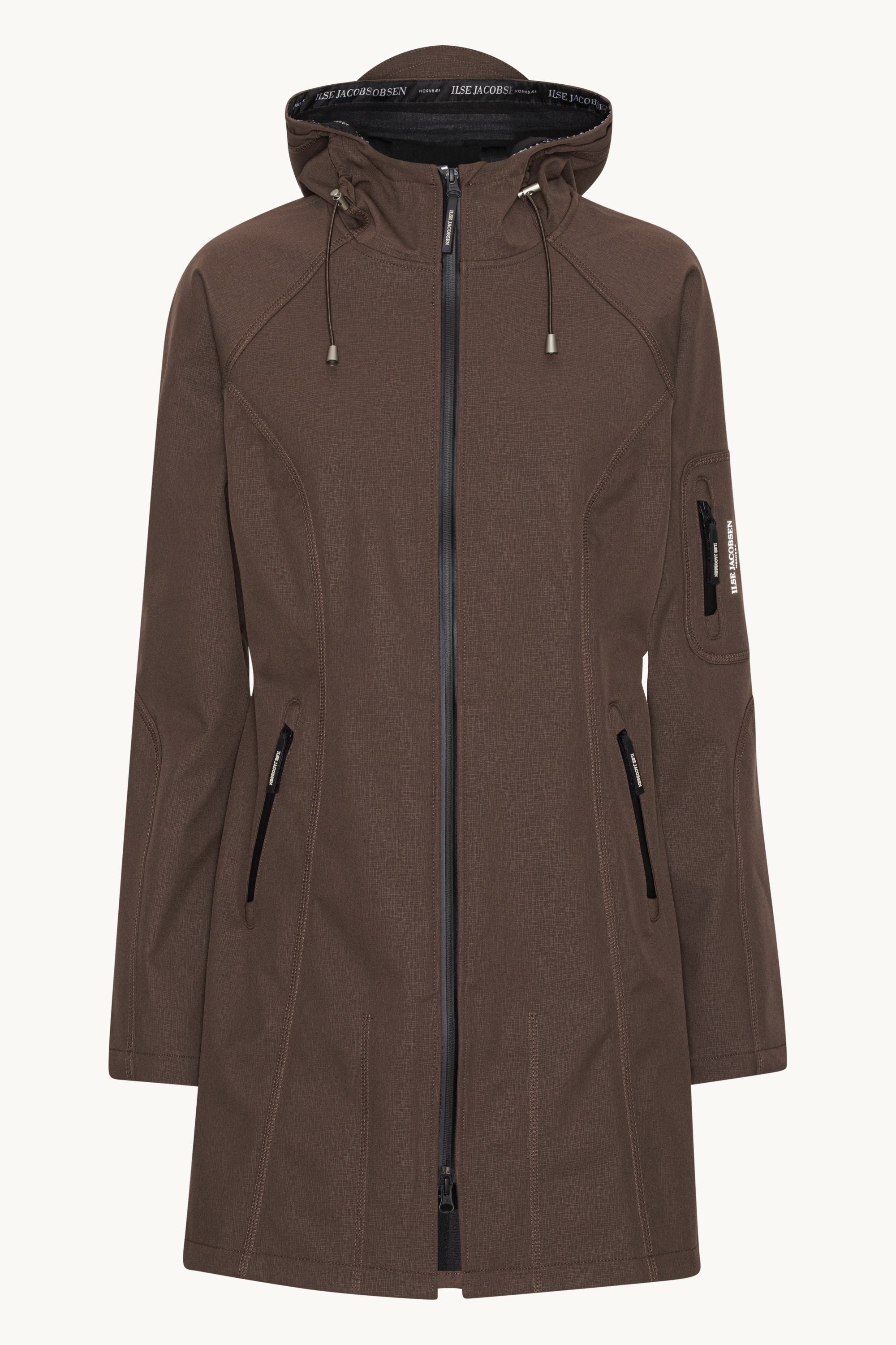 Softshell Regnjakke - Chocolate Brown