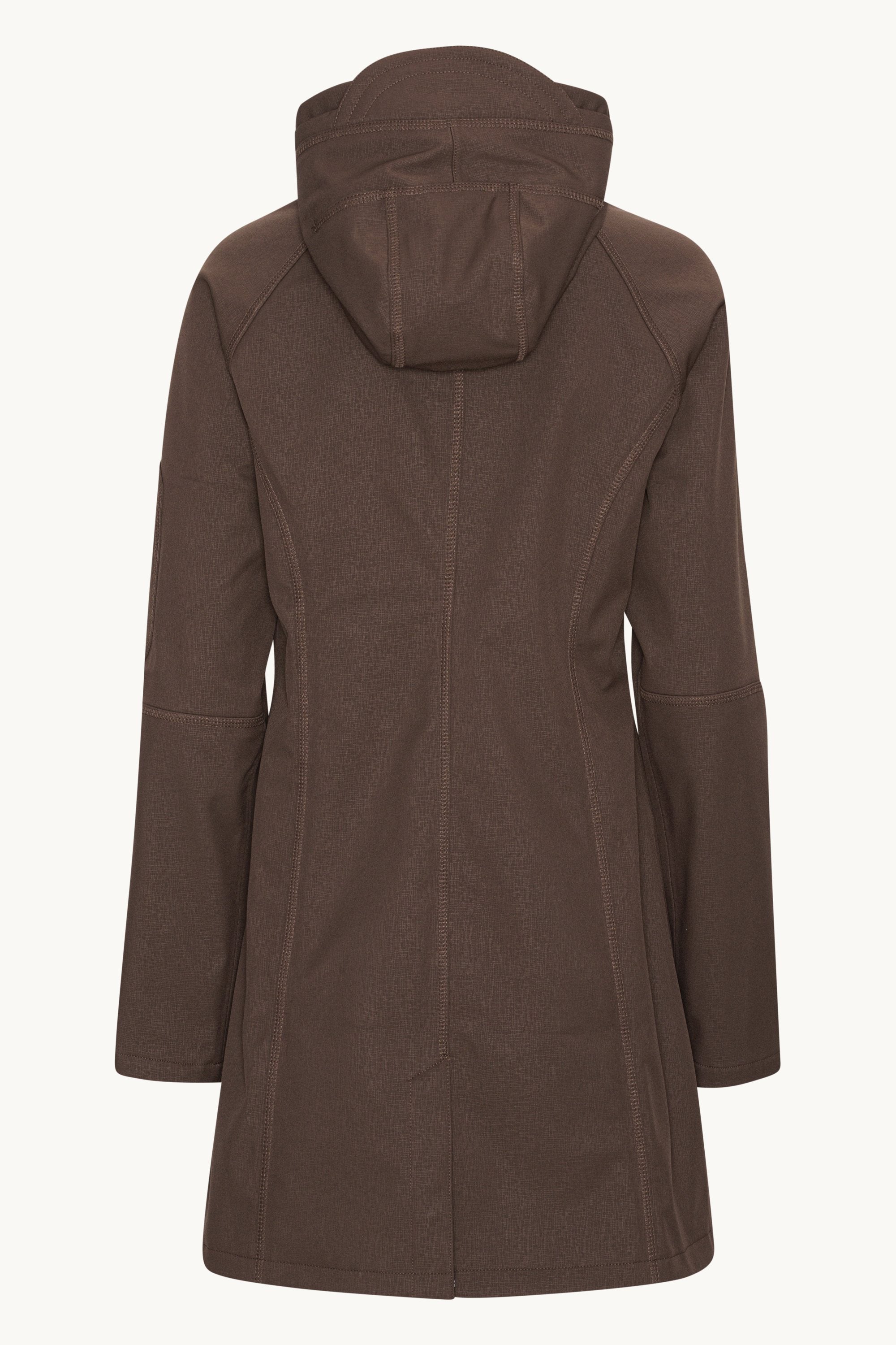 Softshell Regnjakke - Chocolate Brown