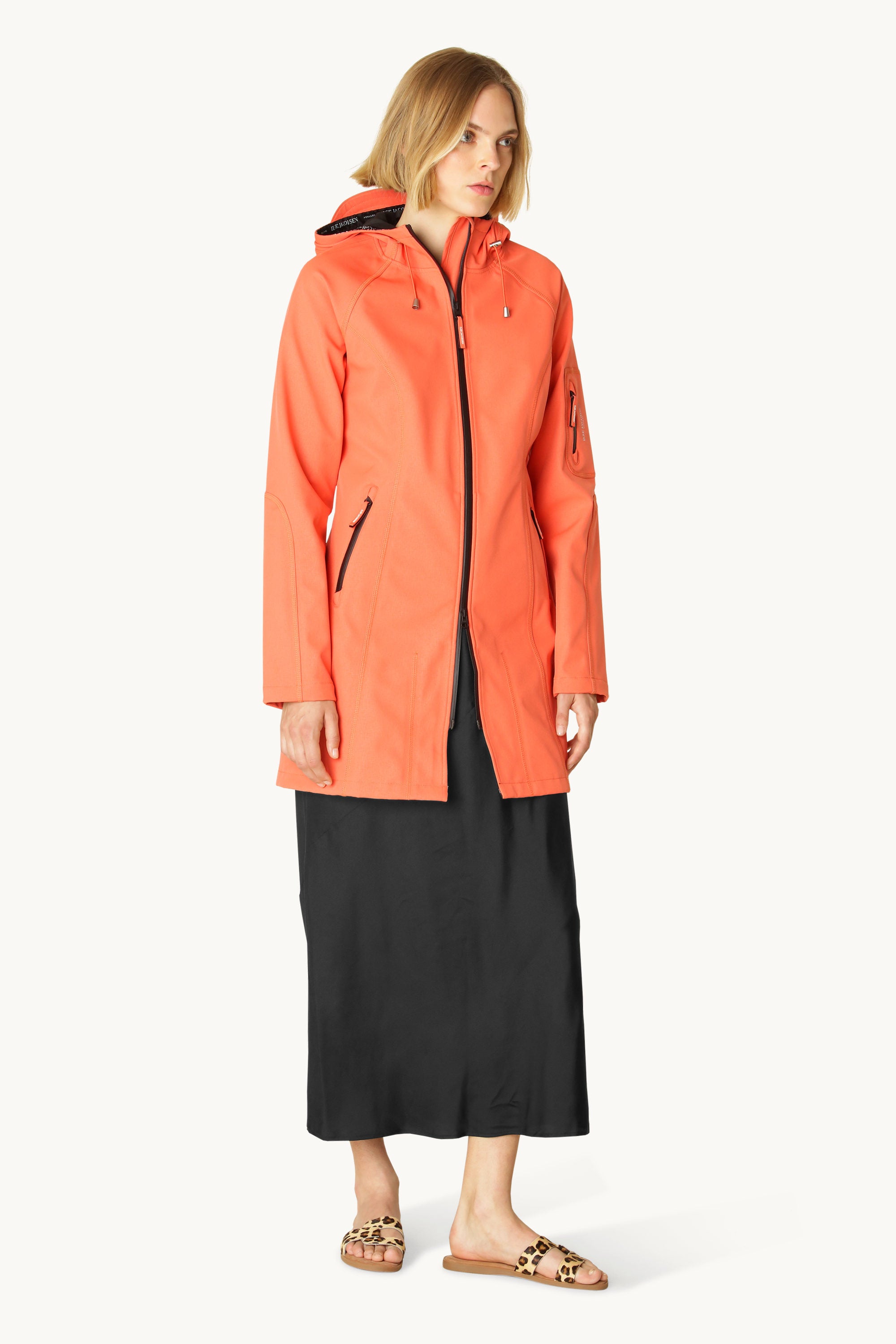 Softshell Regnjakke - Hot Orange