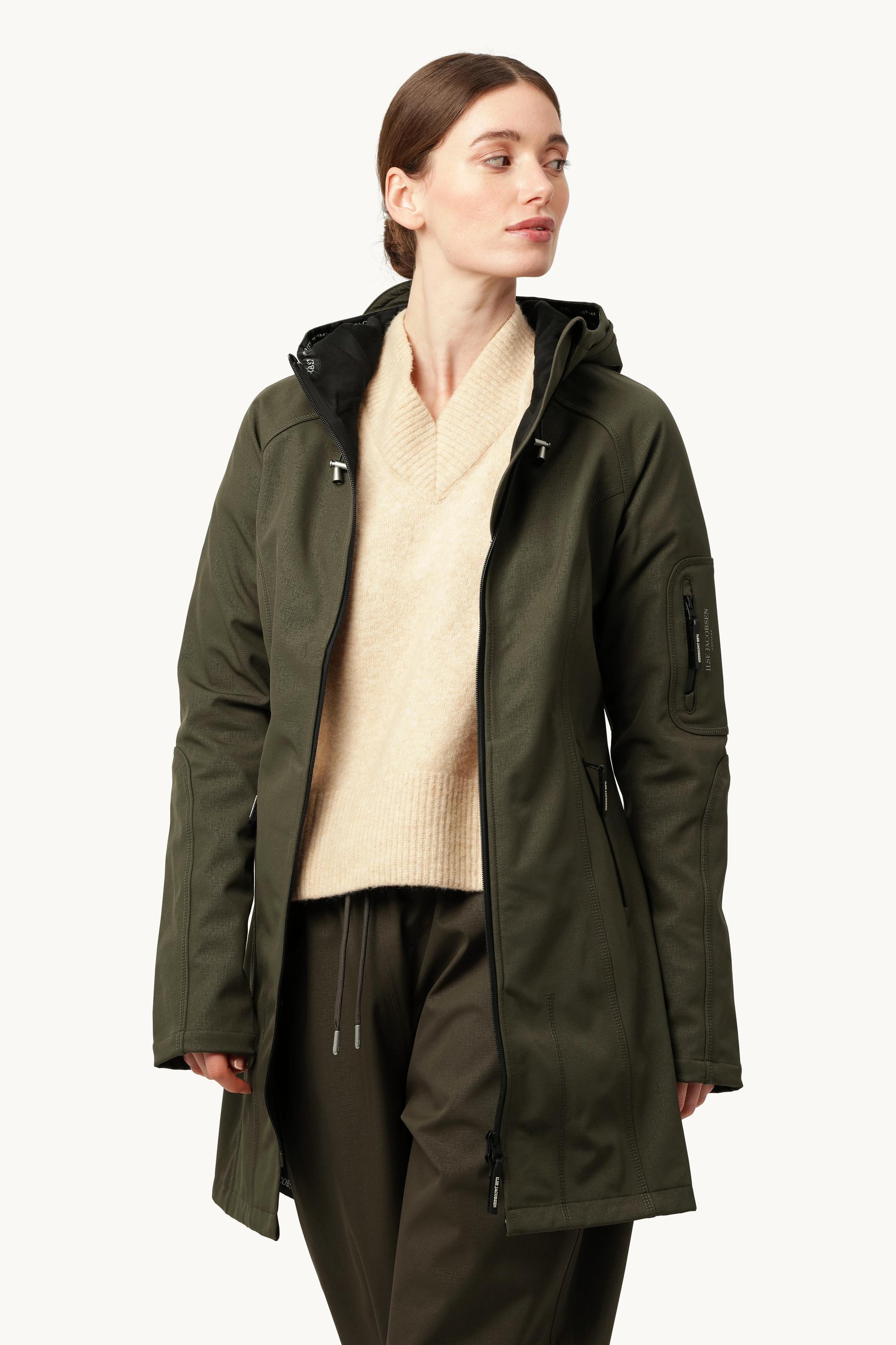 Softshell Regnjakke - Army