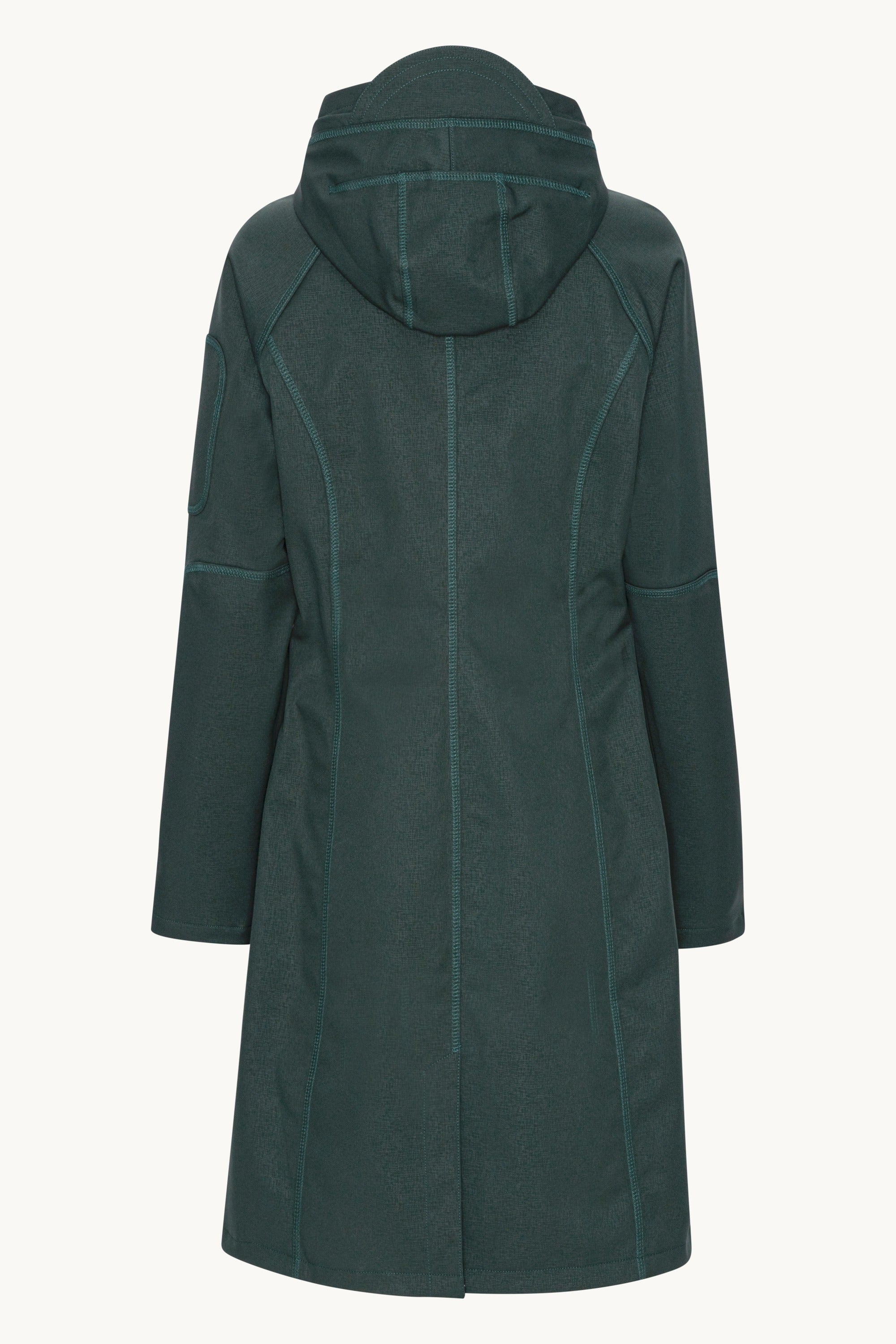 Long Softshell Raincoat - Beetle