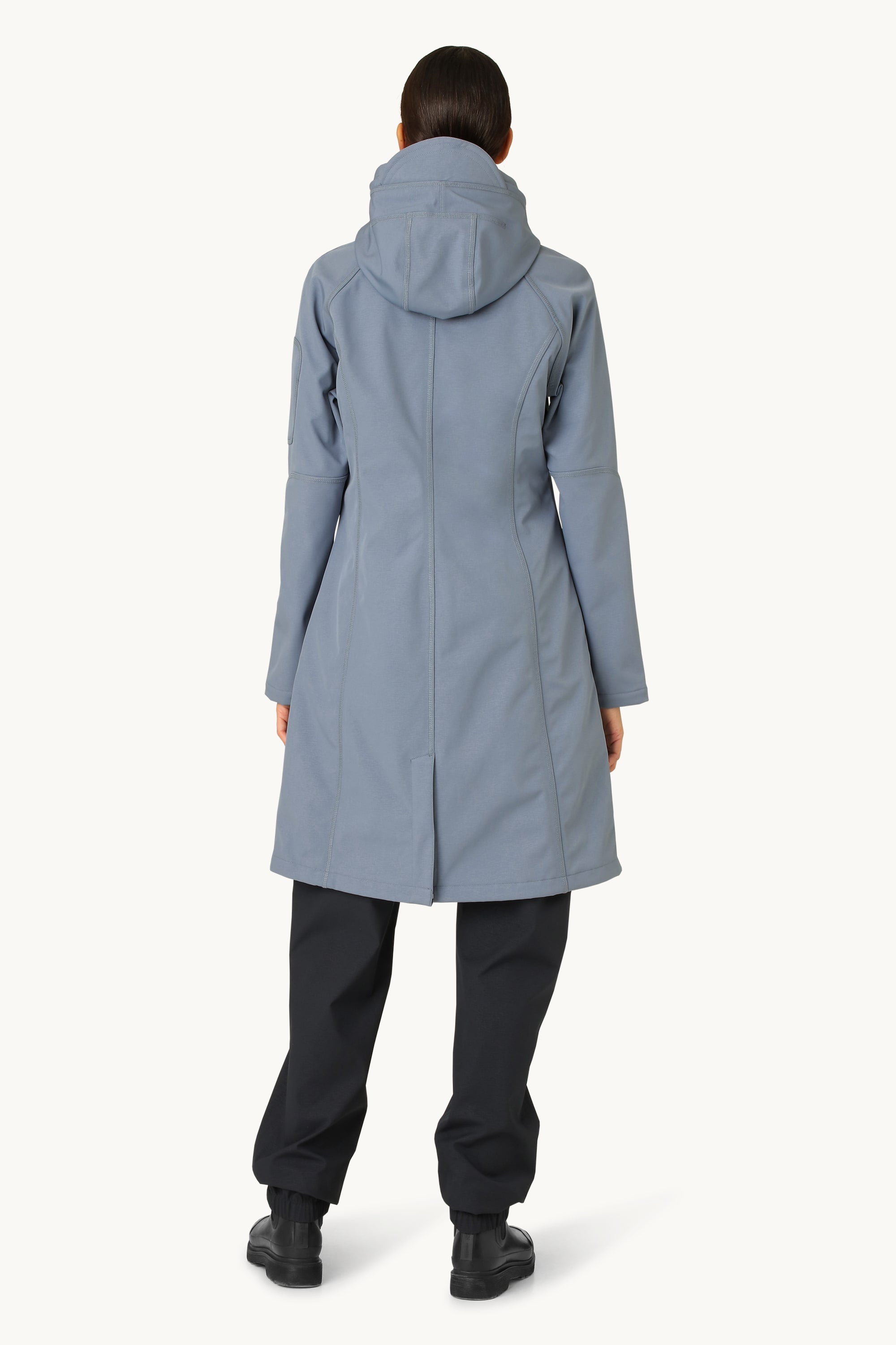 Long Softshell Raincoat - Winter Ocean