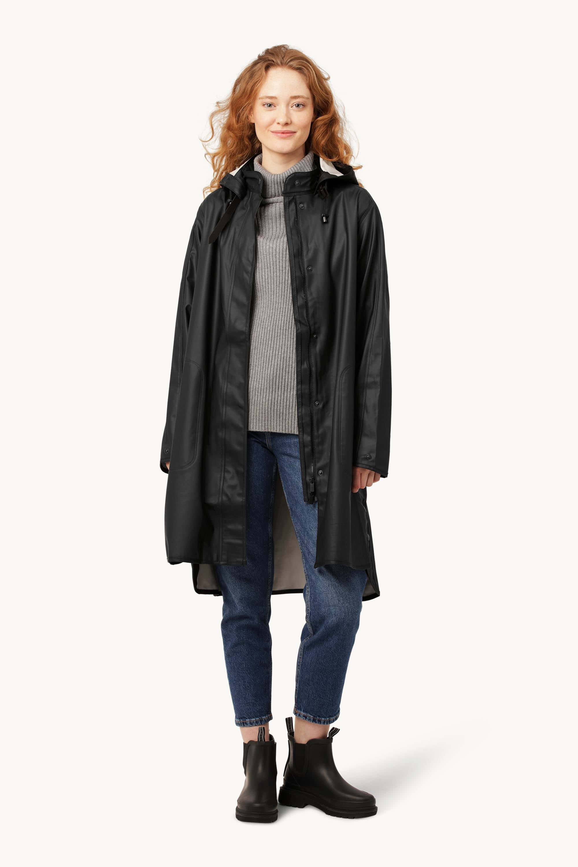 Lett Regnjakke - Black