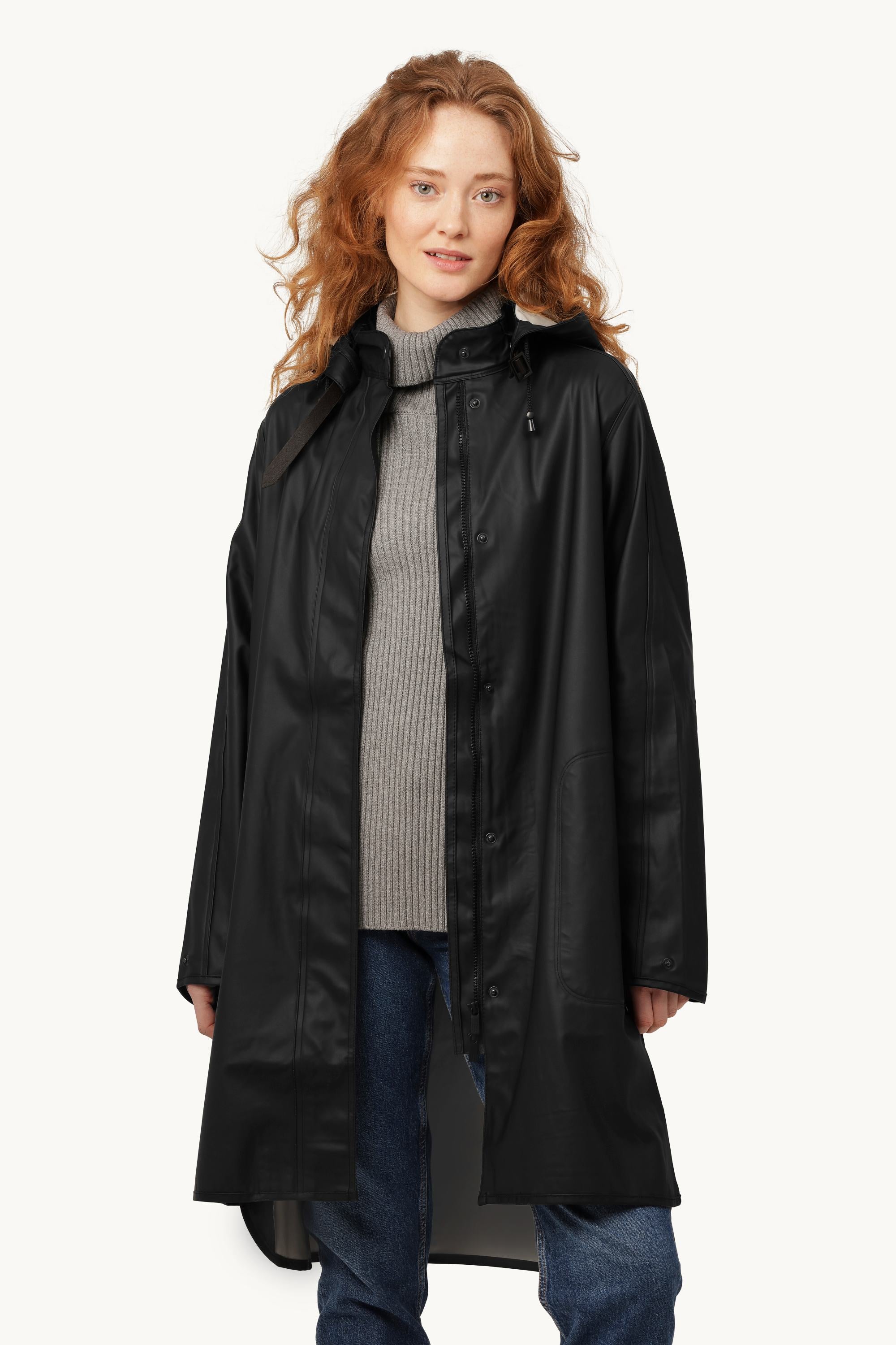 Lett Regnjakke - Black