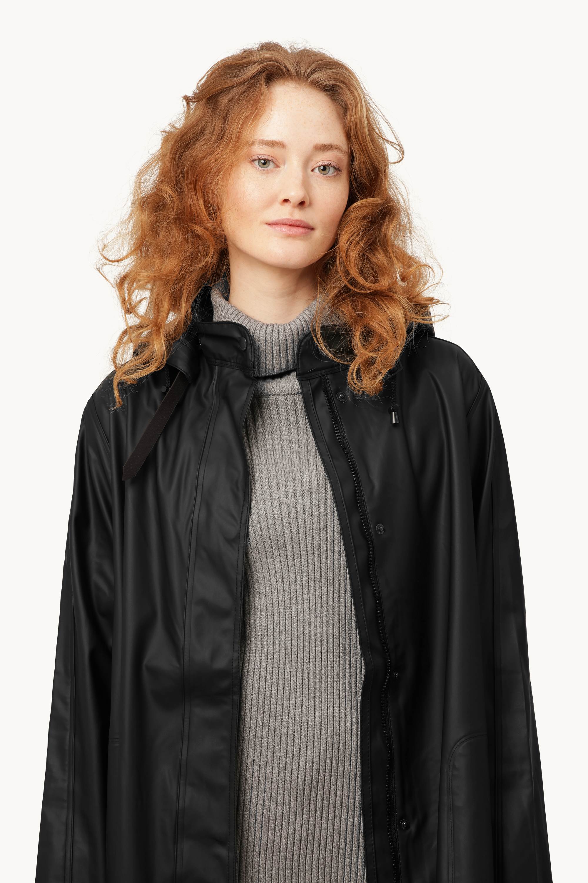 Lett Regnjakke - Black