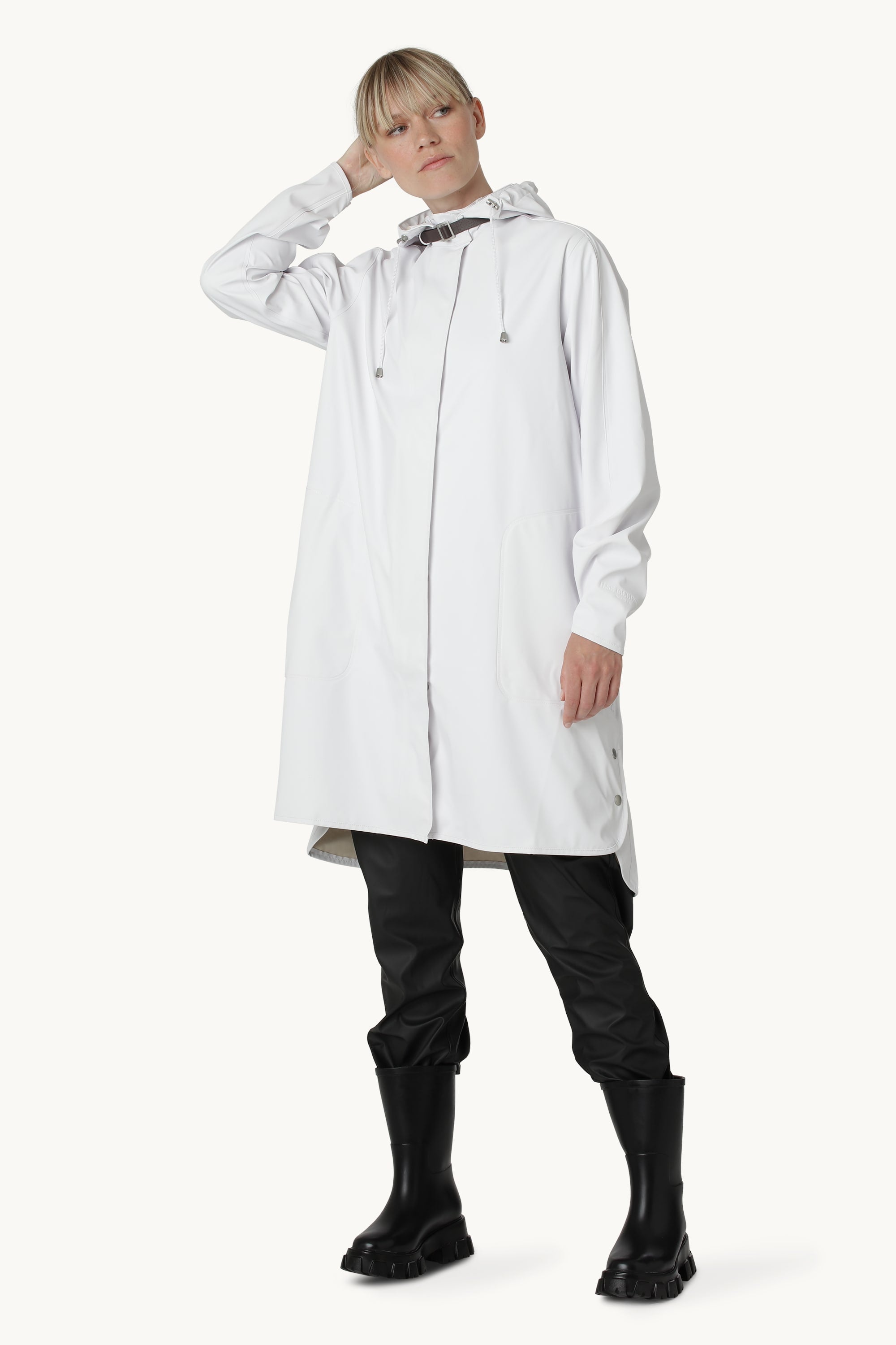 Lett Regnjakke - White