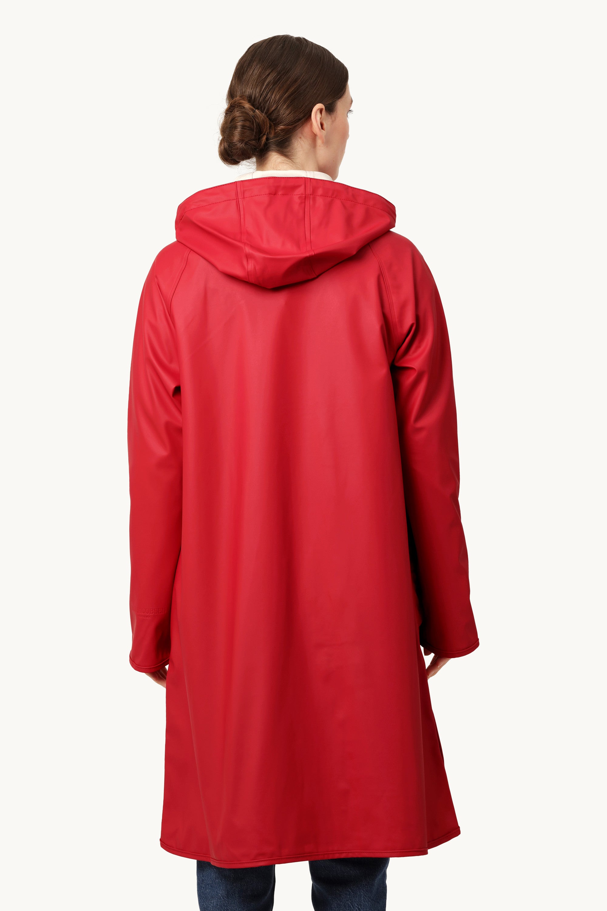 Lett Regnjakke - Deep Red