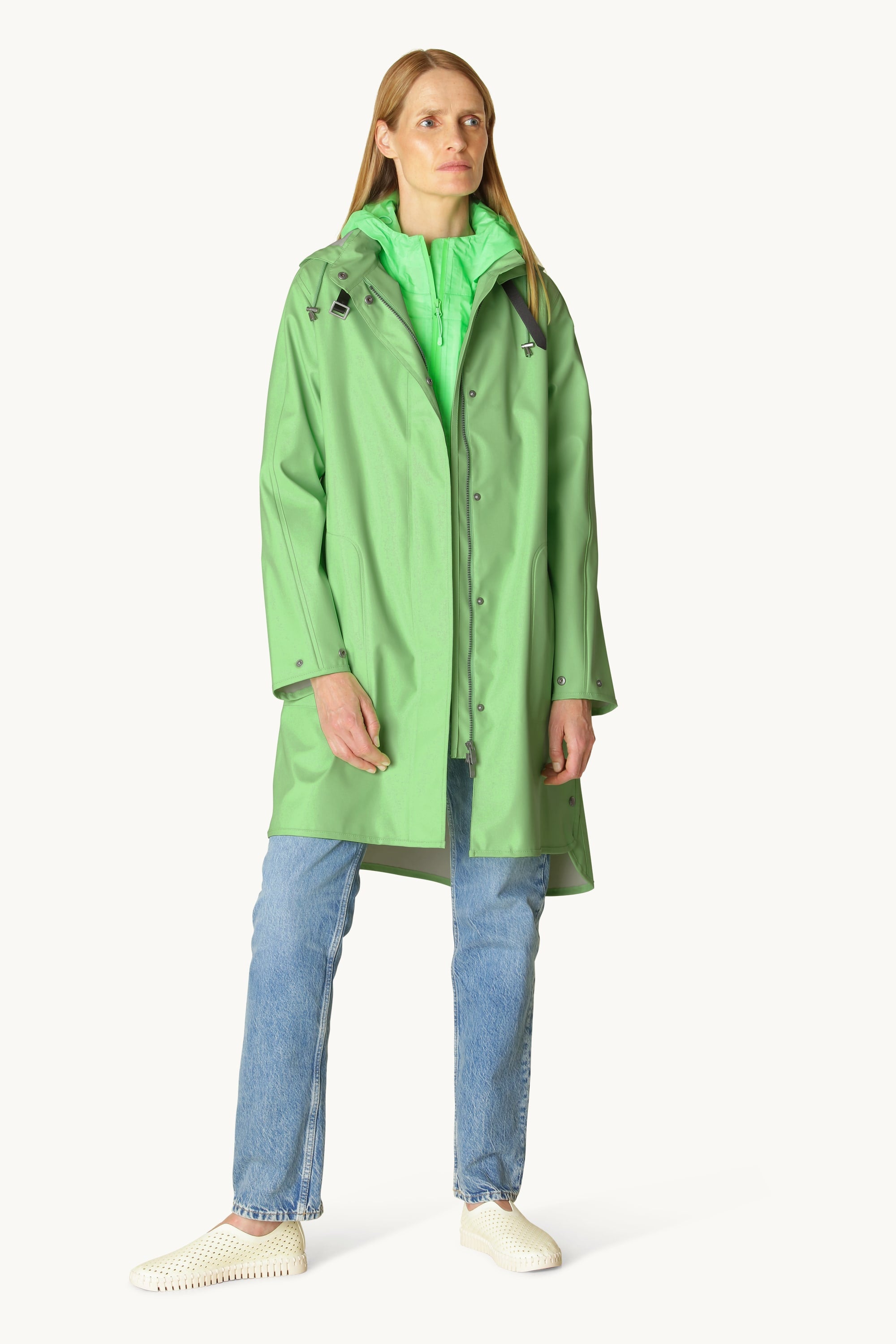 Lett Regnjakke - Bright Green