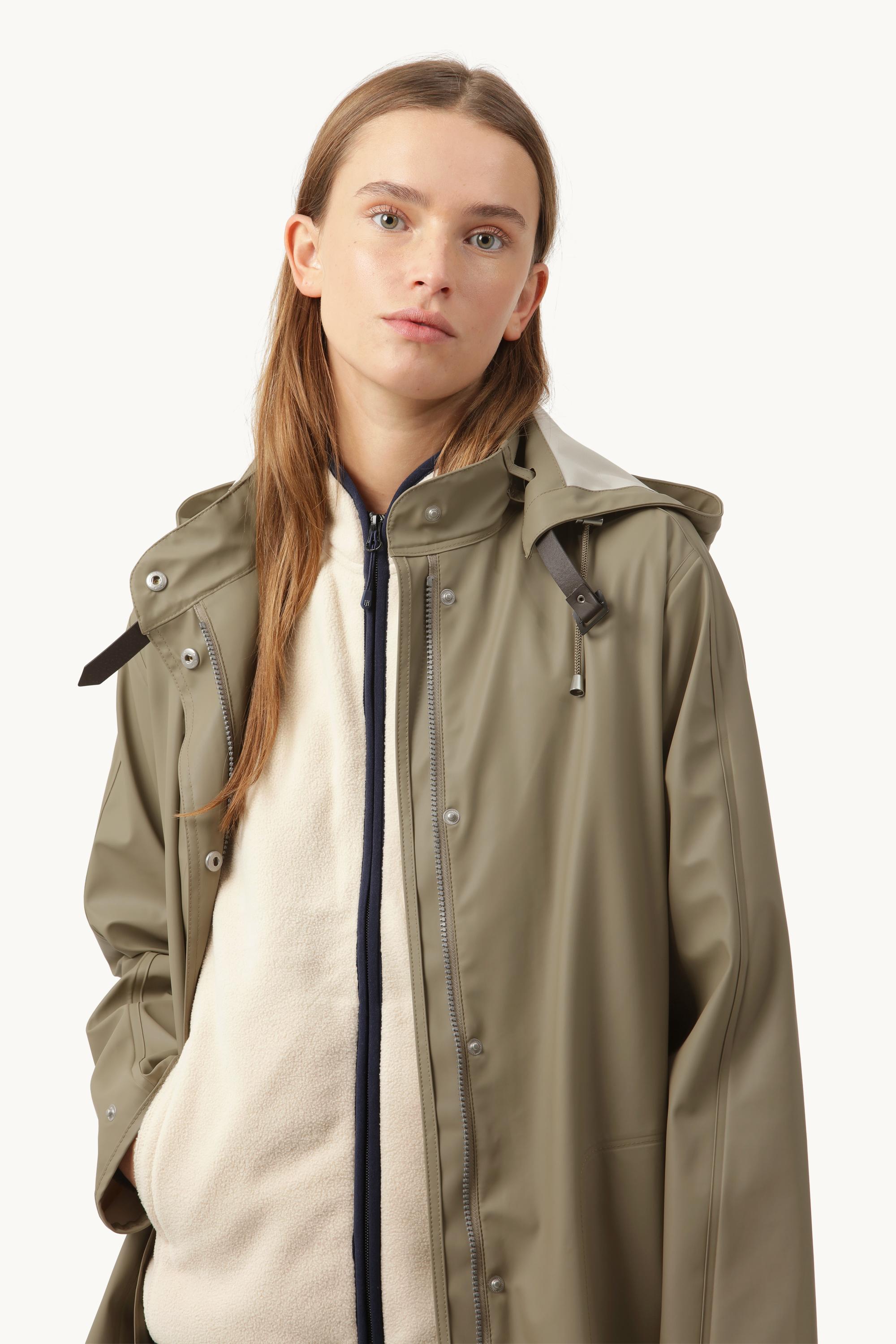 Lett Regnjakke - Covert Green