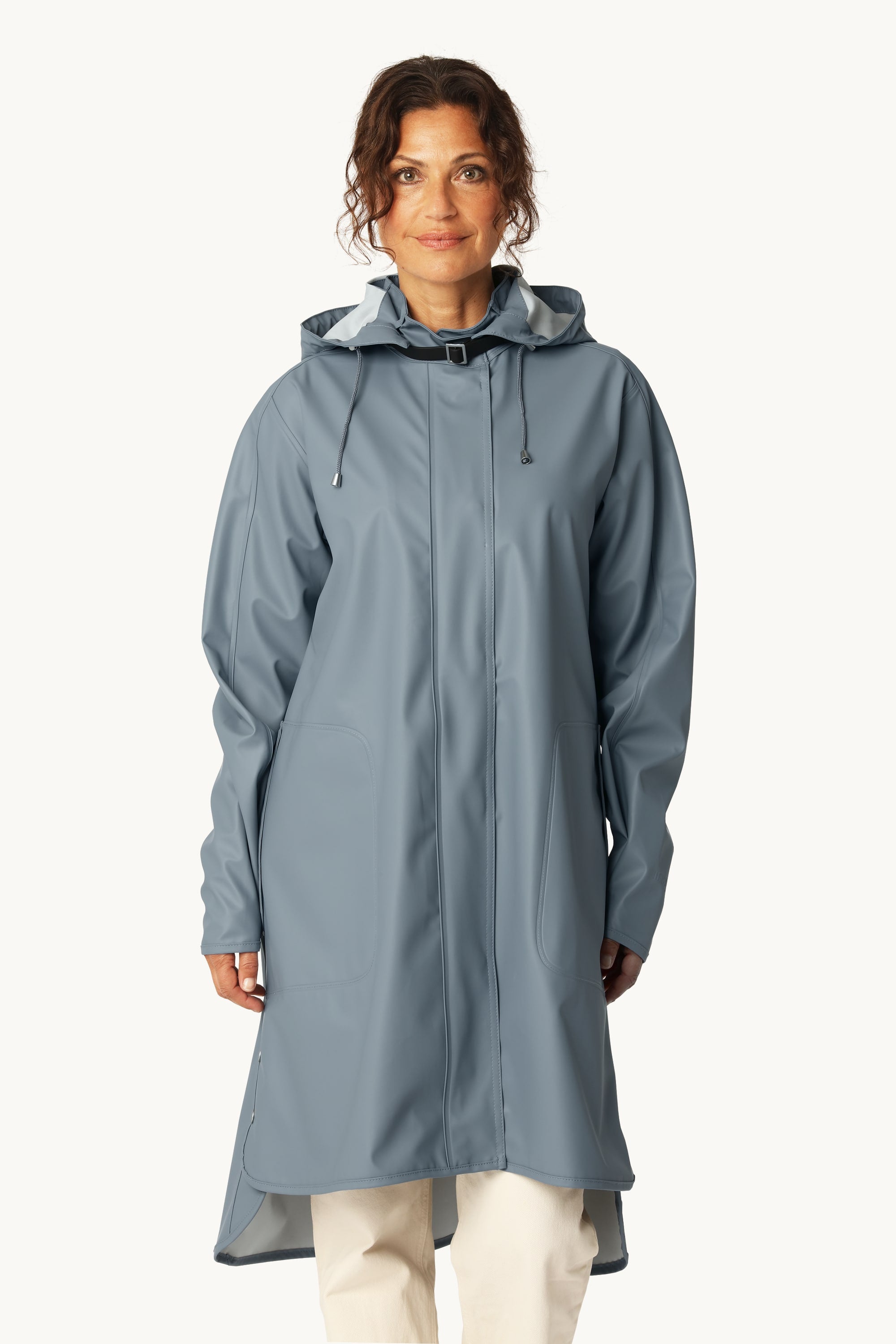 Lett Regnjakke - Grey Blue