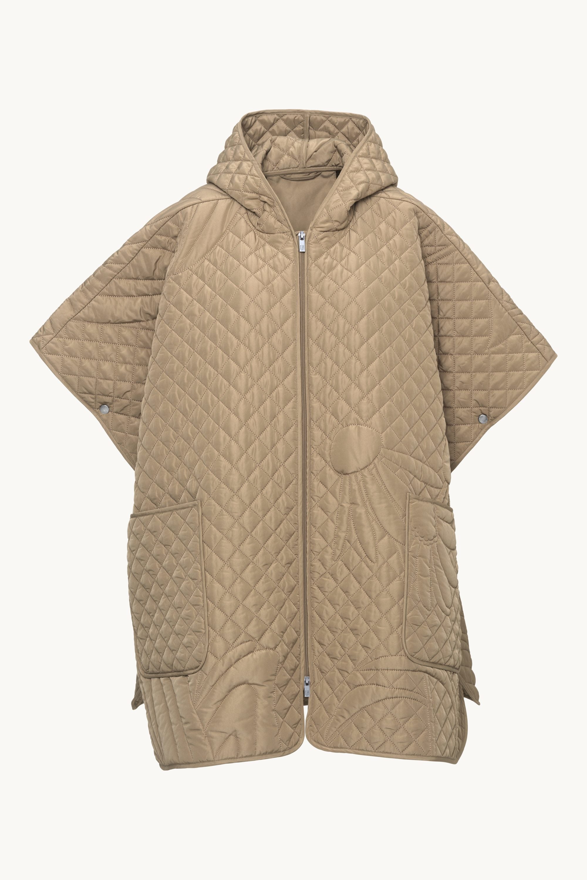 Quilted Cape - Sepia Tint