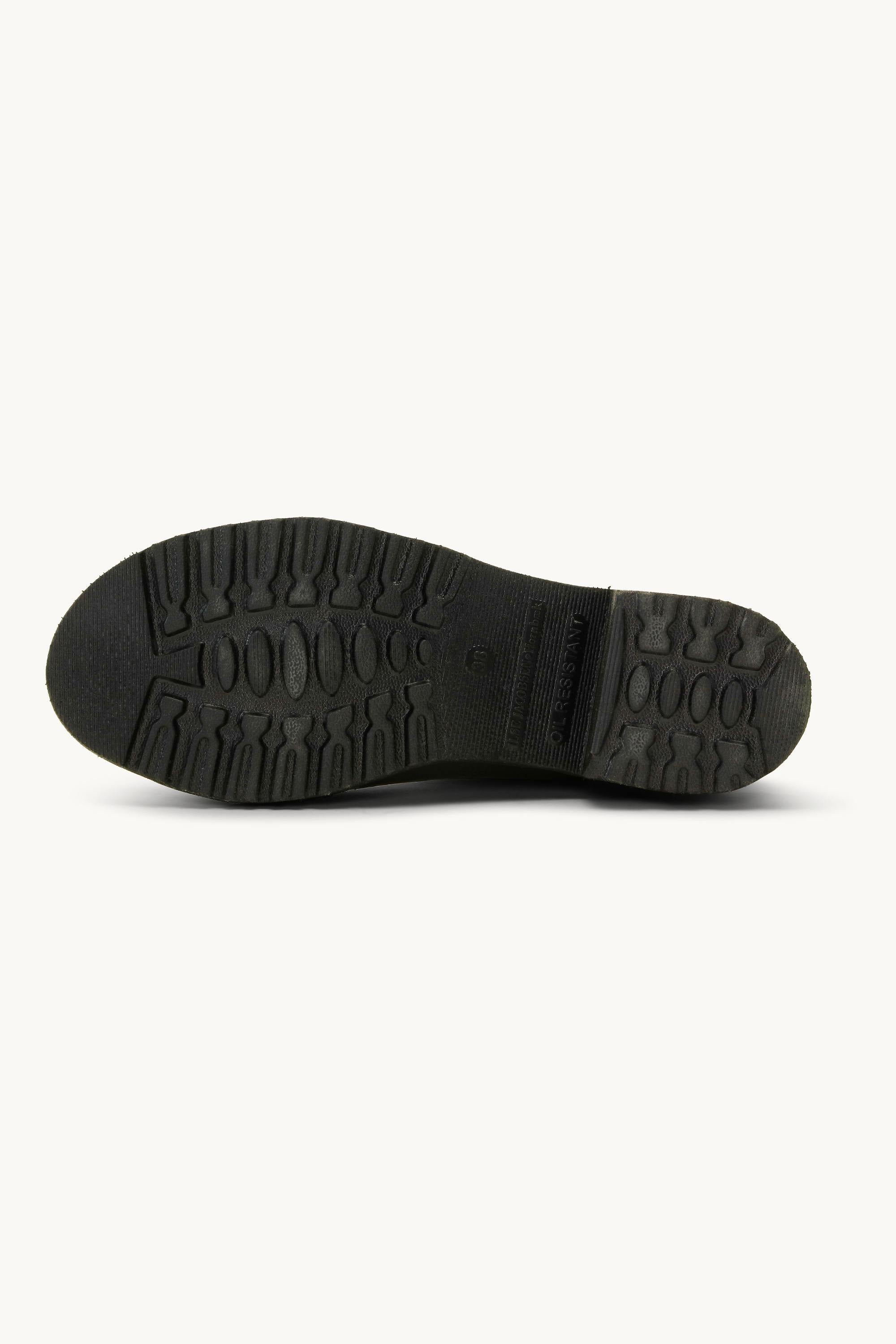 Short Rubber Boots With High Heel - Army